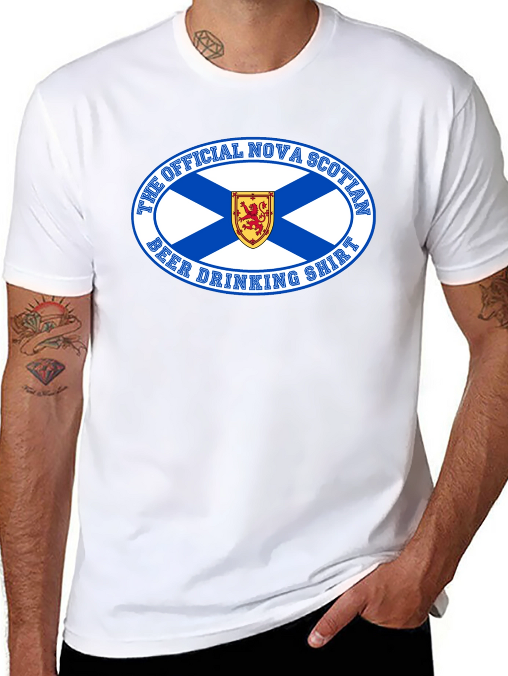 Nova Scotian Beer Drinking T-Shirt