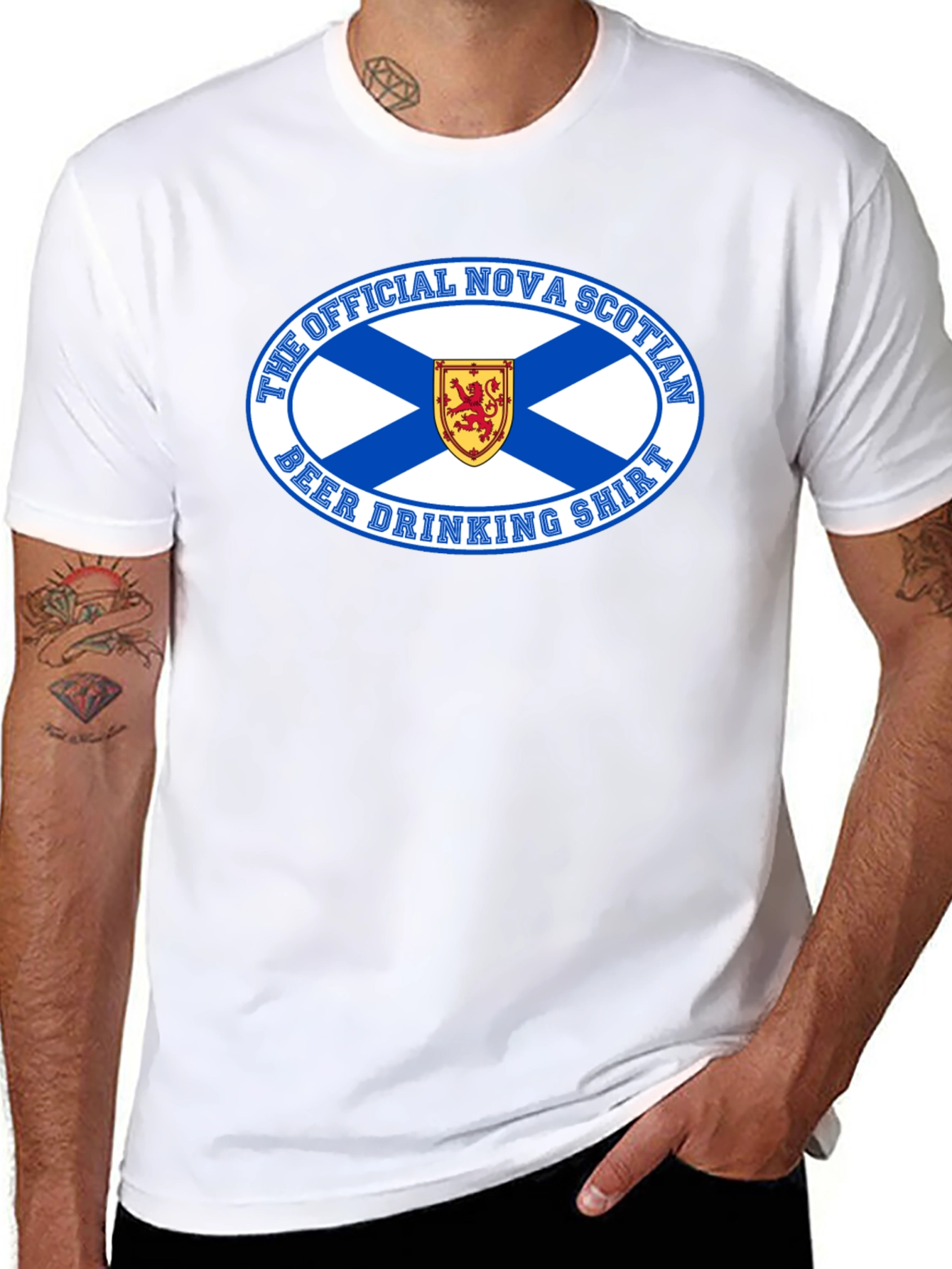 Nova Scotian Beer Drinking T-Shirt