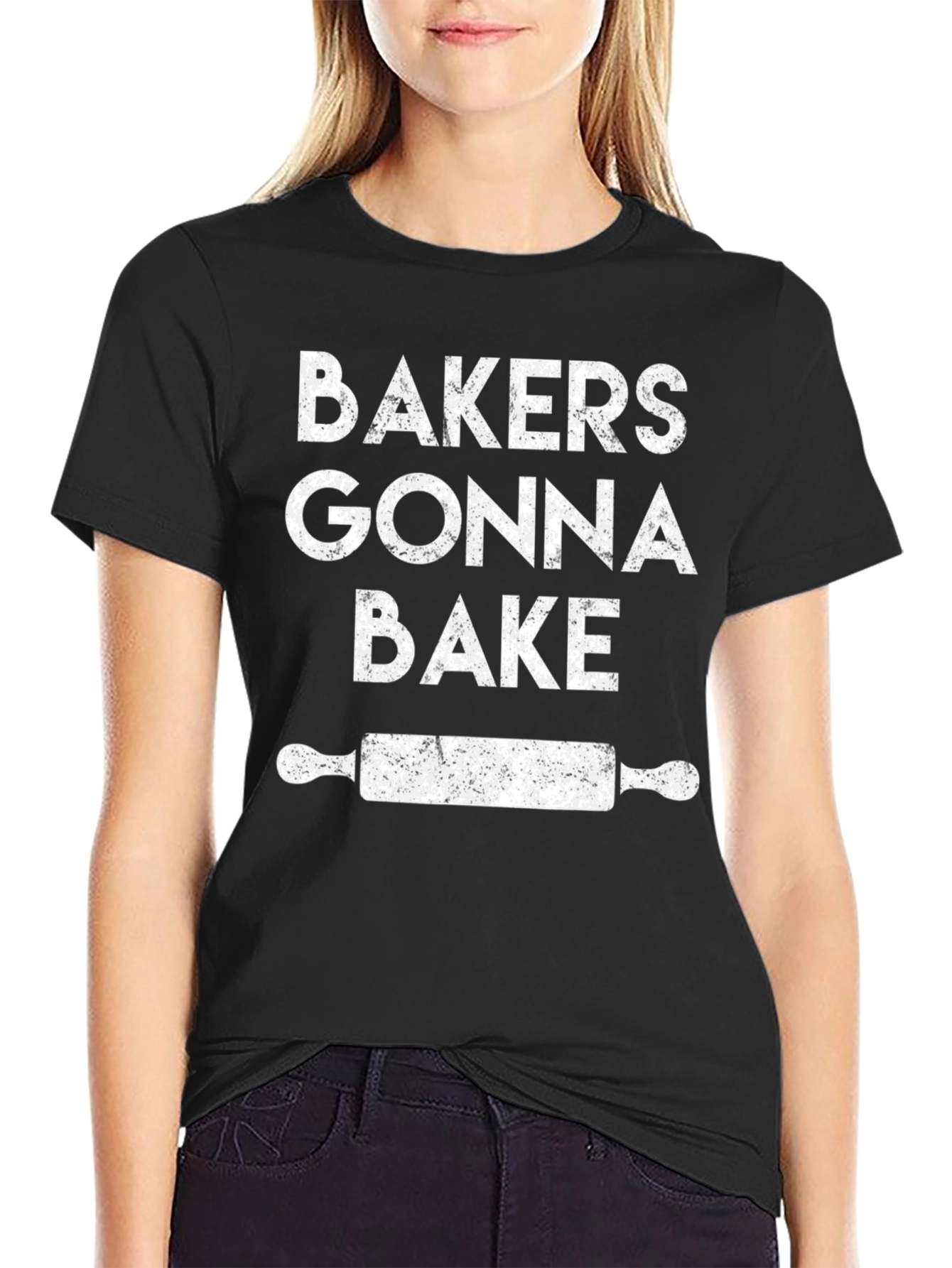 Bakers Gonna Bake T-Shirt - Rolling Pin Funny Baking Tee