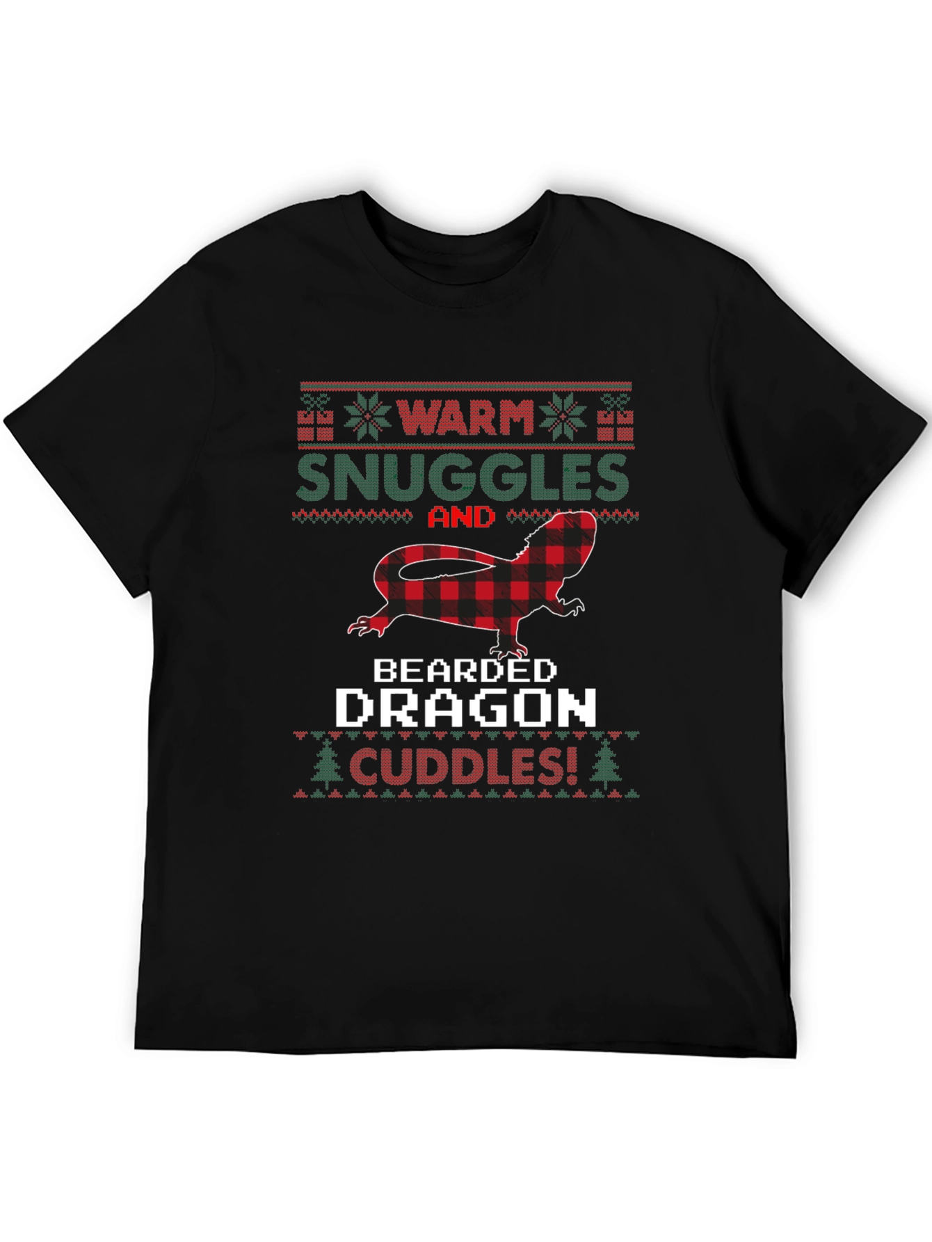 Bearded Dragon Christmas Ugly Sweater T-Shirt