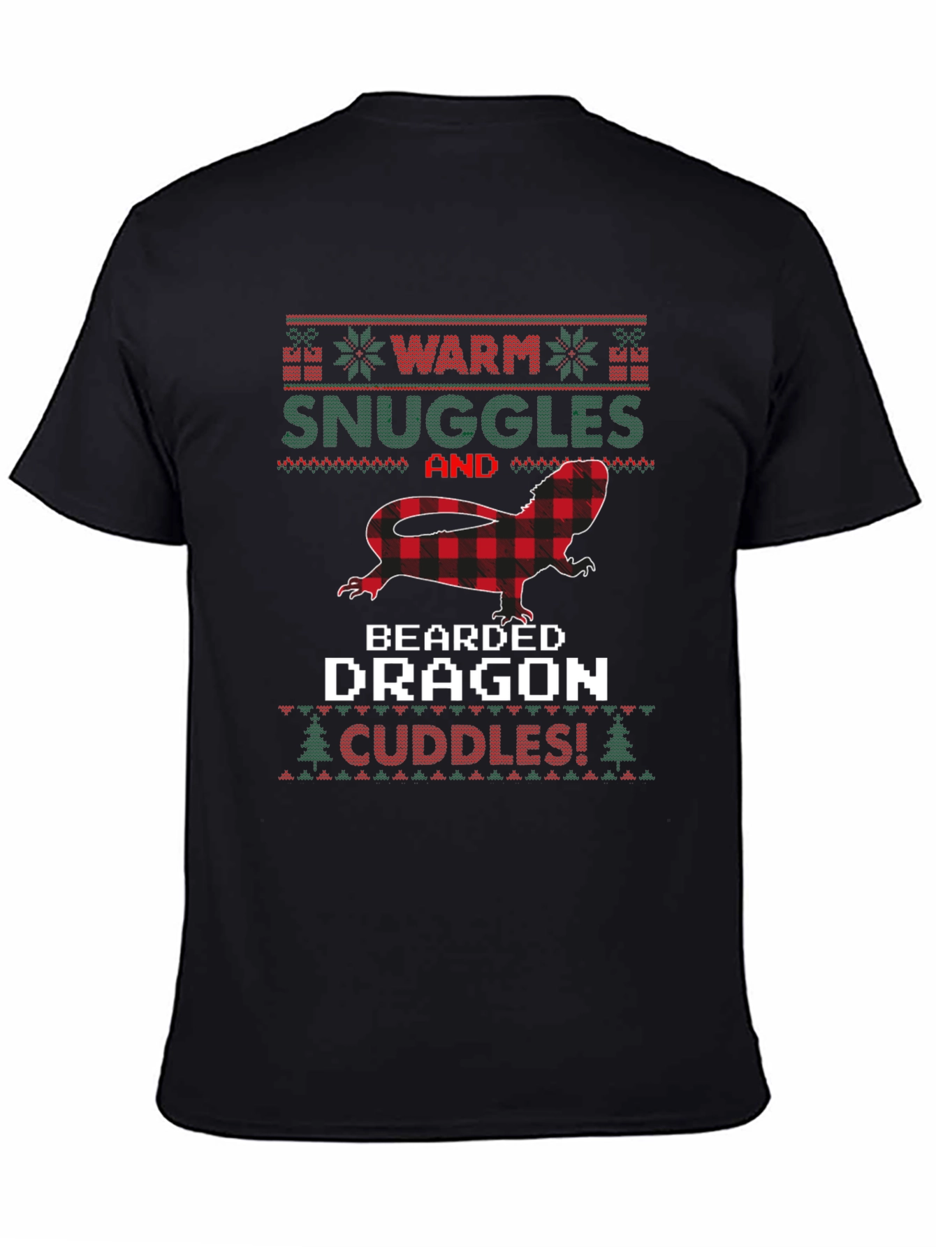 Bearded Dragon Christmas Ugly Sweater T-Shirt