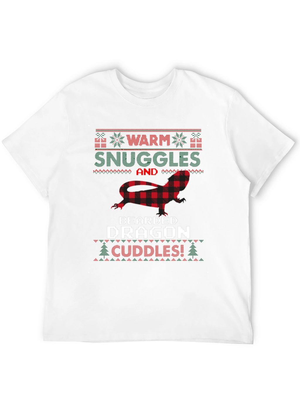 Bearded Dragon Christmas Ugly Sweater T-Shirt