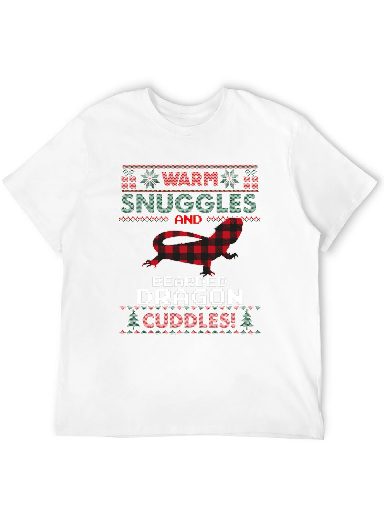 Bearded Dragon Christmas Ugly Sweater T-Shirt