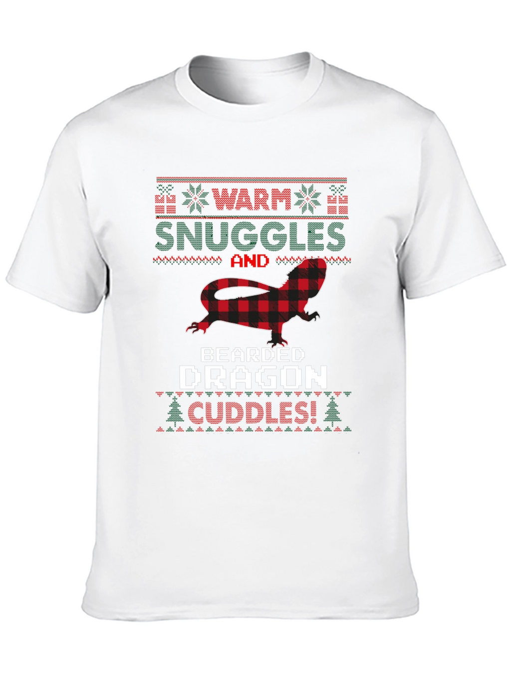Bearded Dragon Christmas Ugly Sweater T-Shirt
