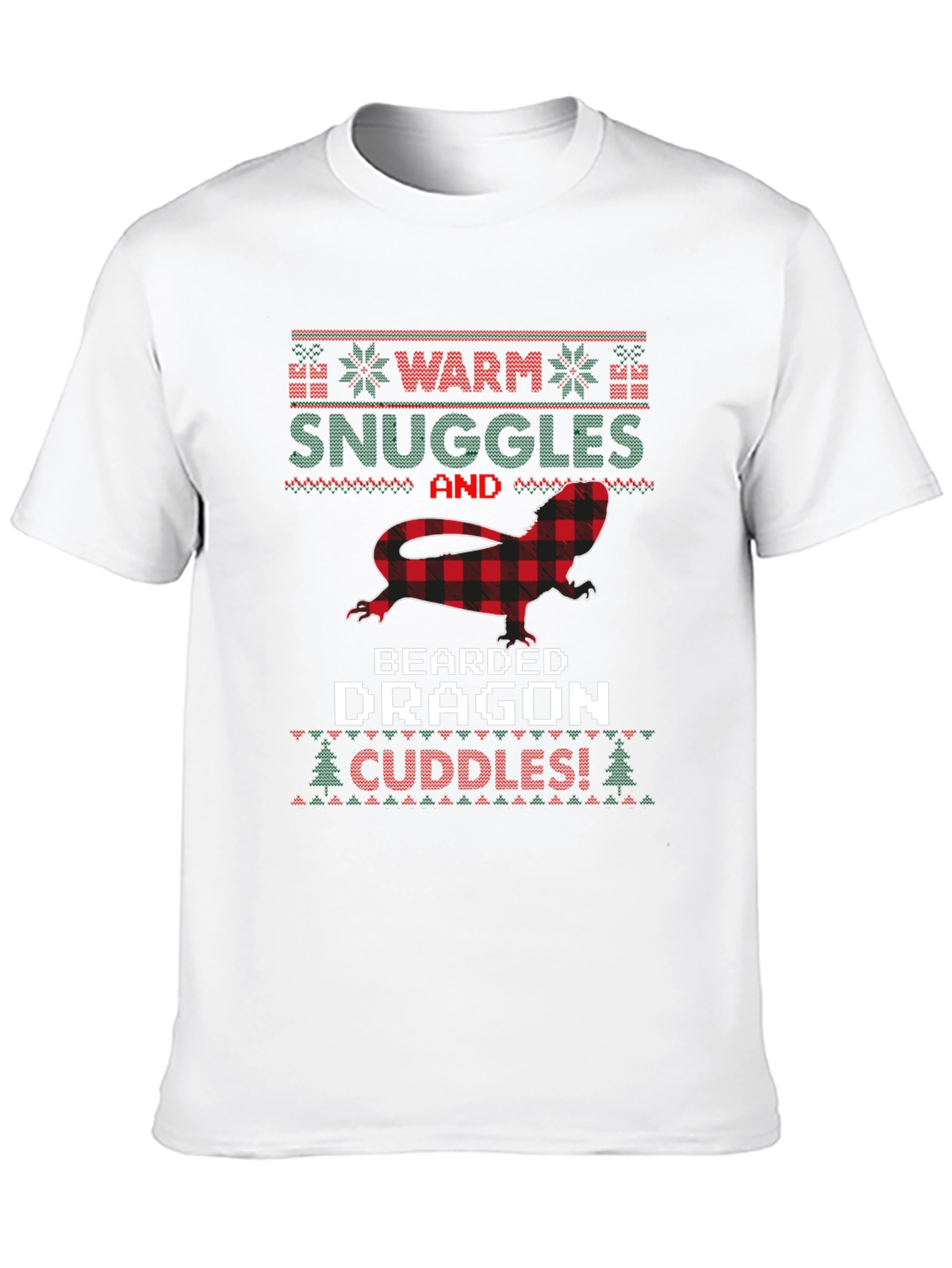 Bearded Dragon Christmas Ugly Sweater T-Shirt