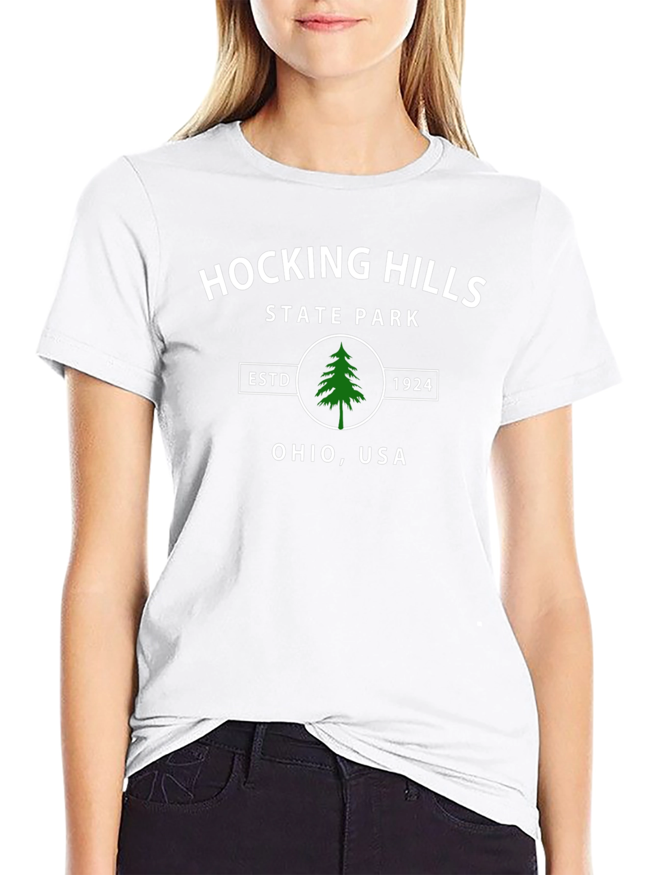 Hocking Hills State Park Black T-Shirt