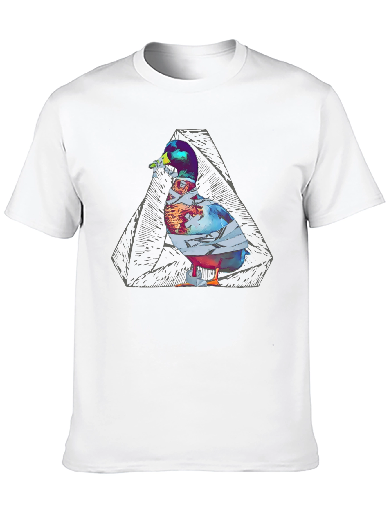 Duck Graphic T-Shirt - Unique Colorful Design