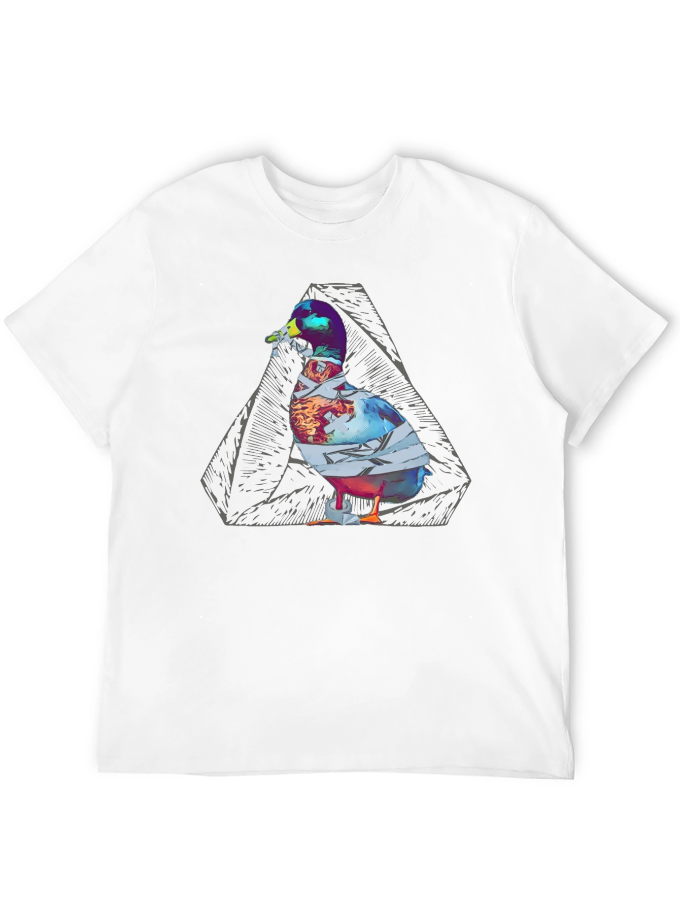 Duck Graphic T-Shirt - Unique Colorful Design