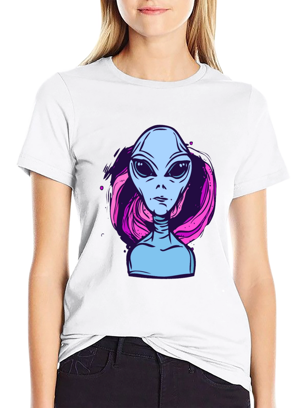 Alien Graphic Tee - Retro Style