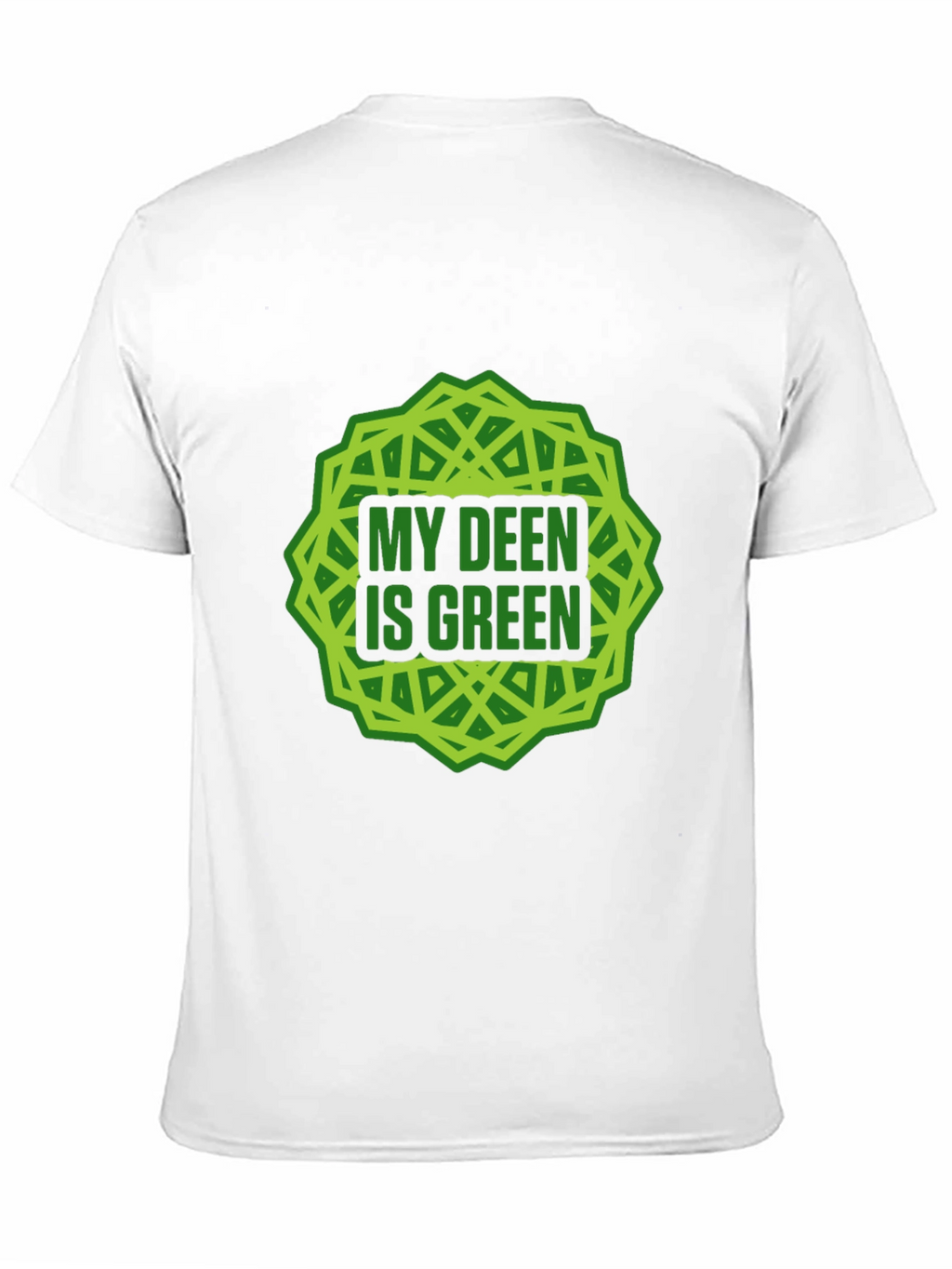 My Deen Is Green T-Shirt Islamic Muslim Tee