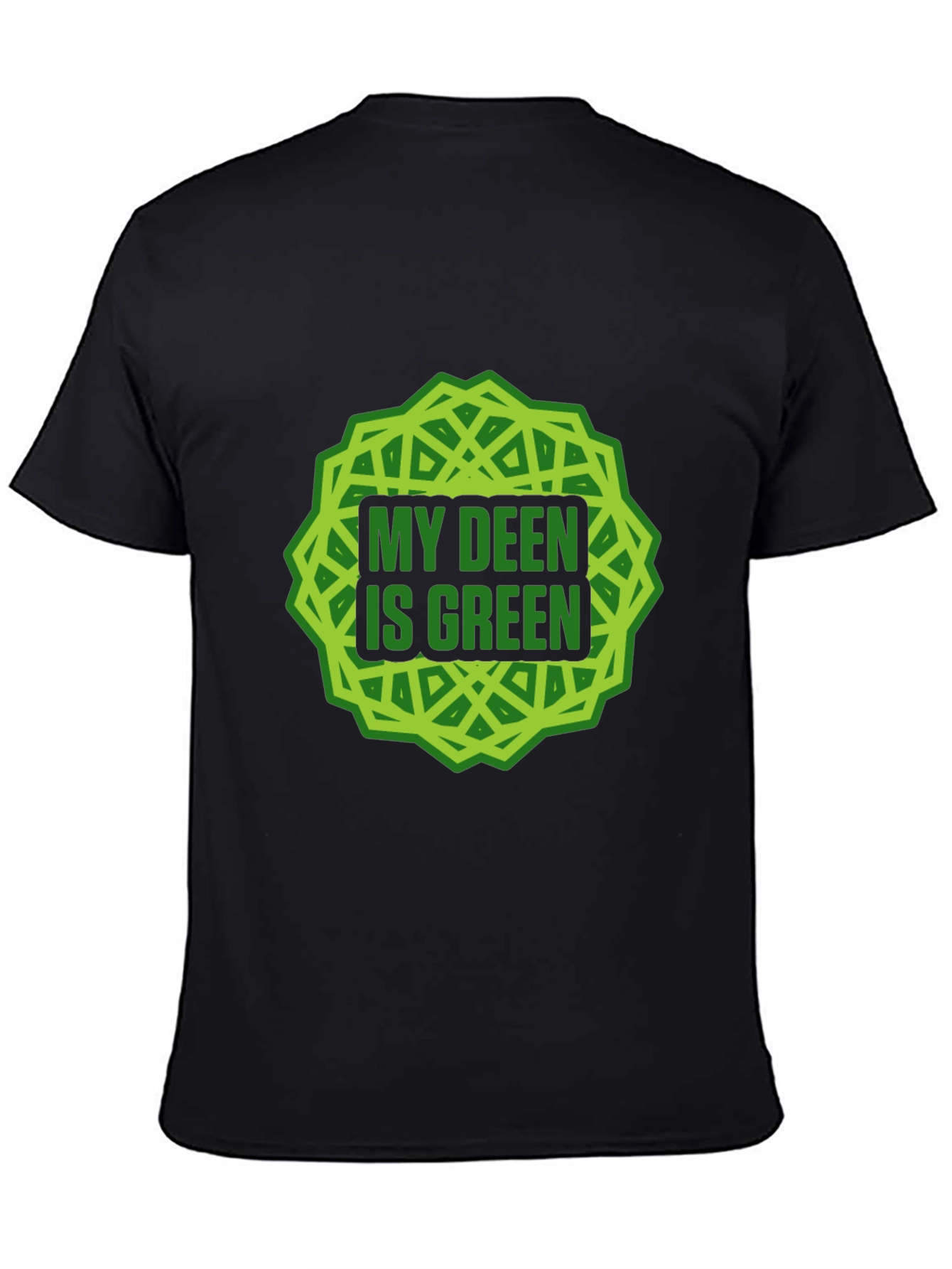 My Deen Is Green T-Shirt Islamic Muslim Tee