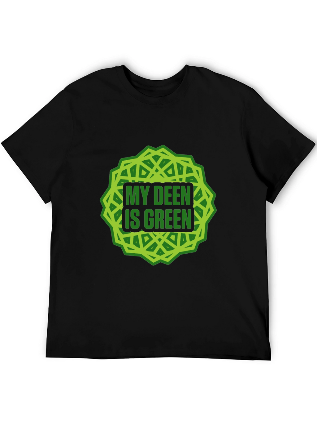 My Deen Is Green T-Shirt Islamic Muslim Tee