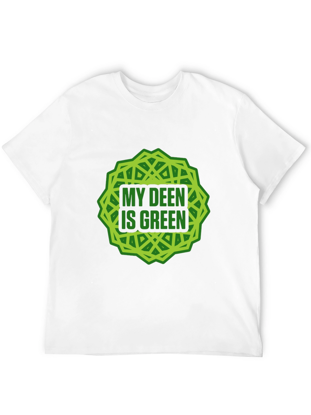 My Deen Is Green T-Shirt Islamic Muslim Tee