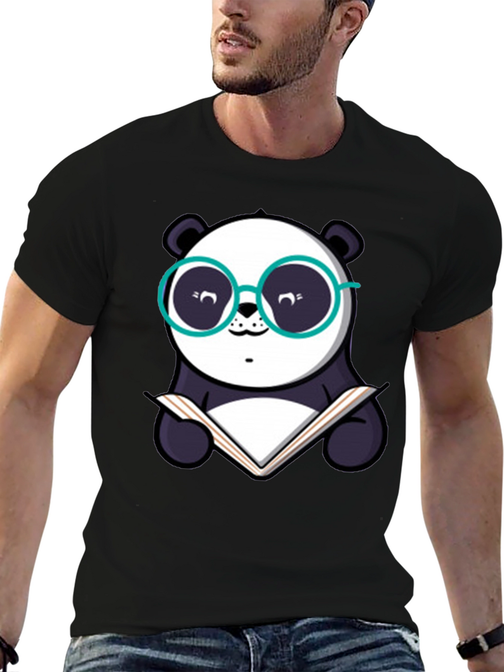 Bookish Panda T-Shirt - Smart & Stylish