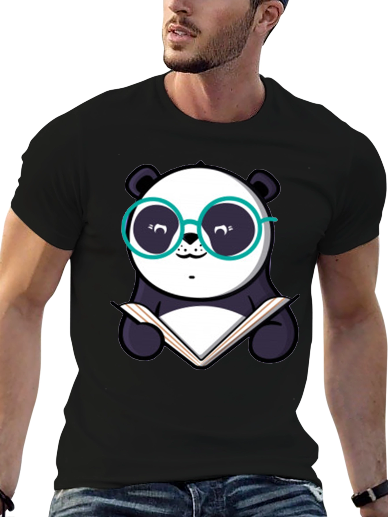 Bookish Panda T-Shirt - Smart & Stylish