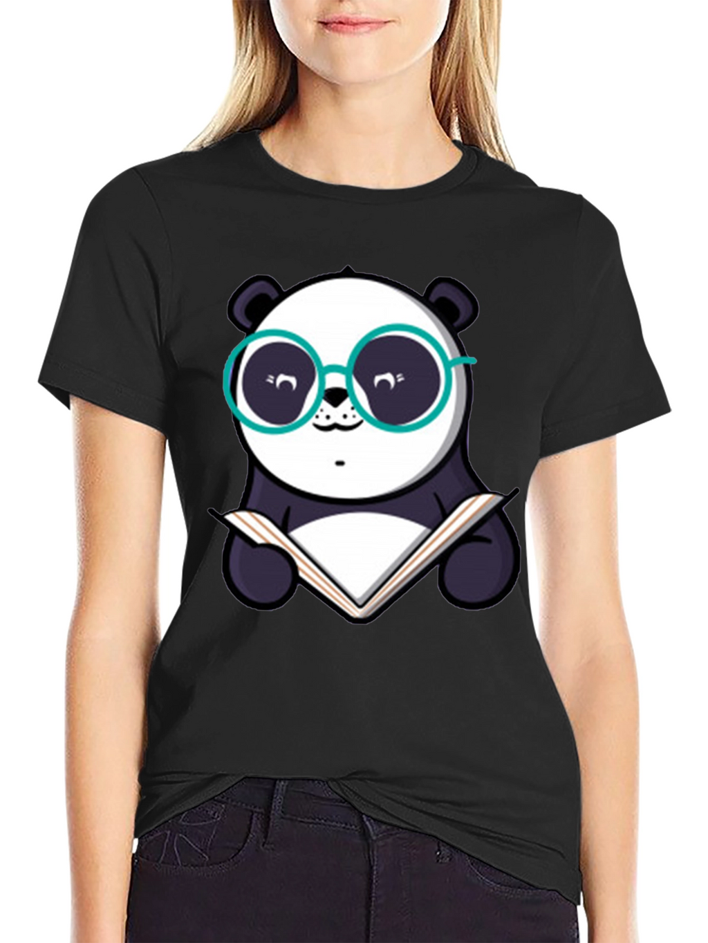 Bookish Panda T-Shirt - Smart & Stylish