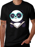 Bookish Panda T-Shirt - Smart & Stylish