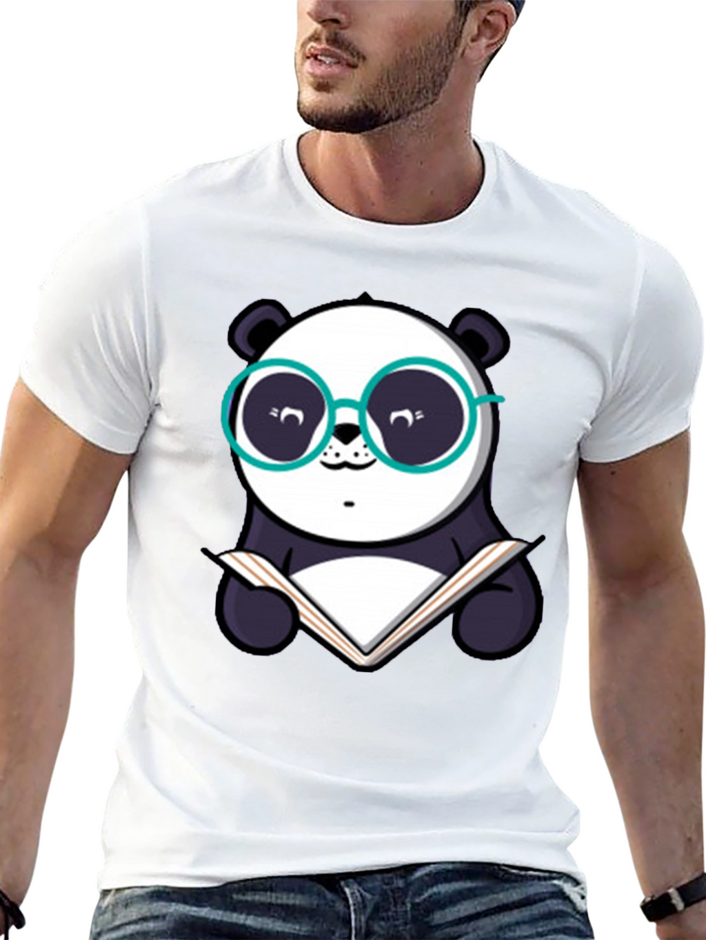 Bookish Panda T-Shirt - Smart & Stylish