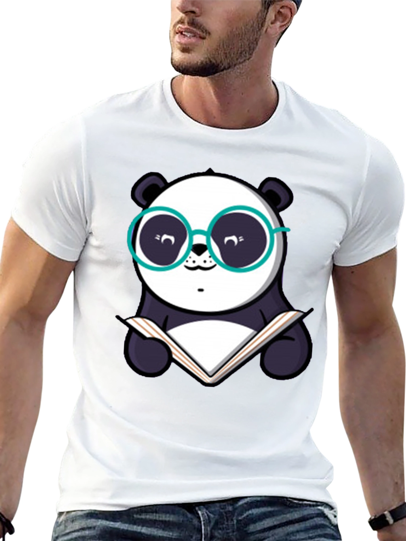 Bookish Panda T-Shirt - Smart & Stylish