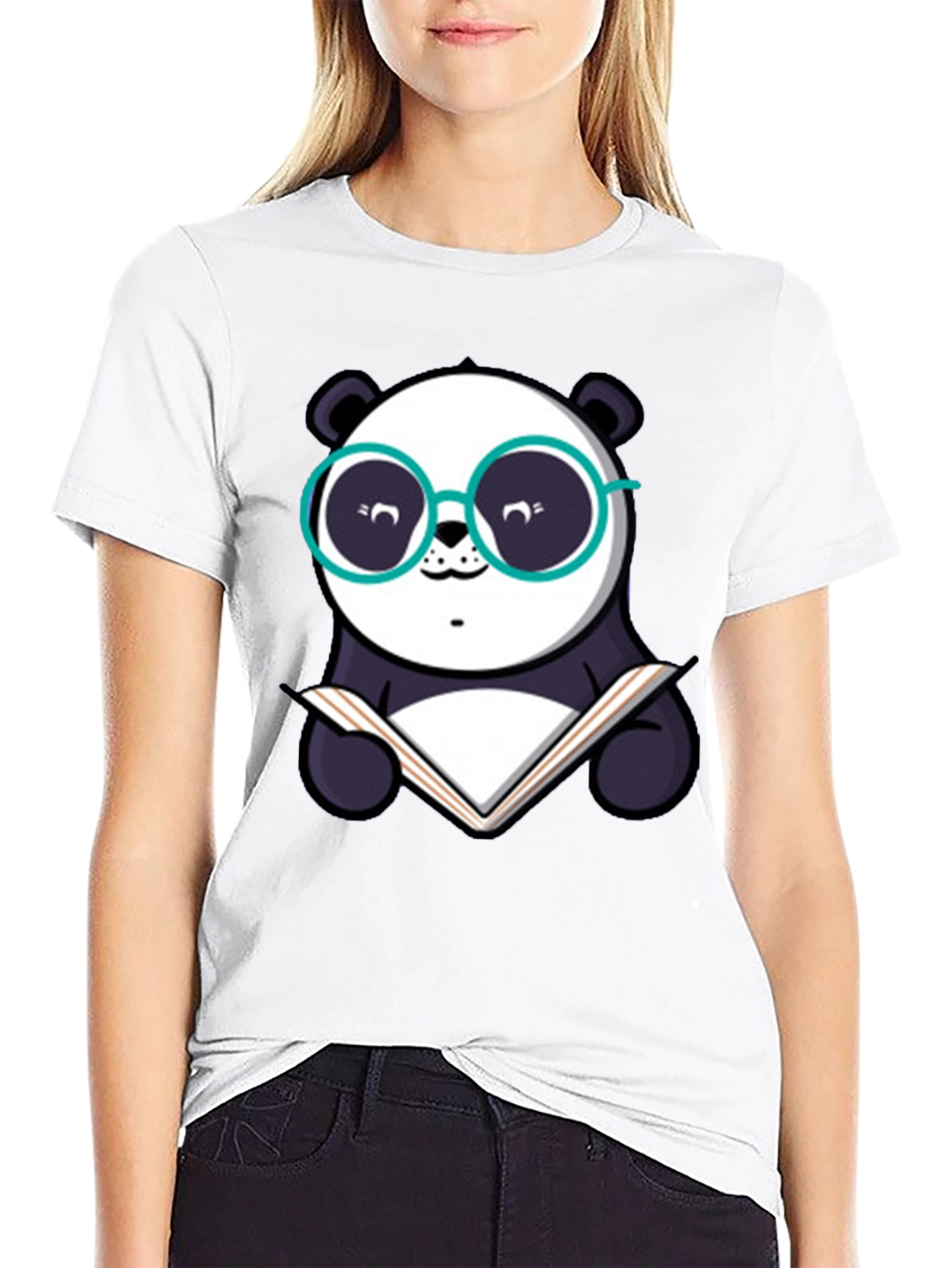 Bookish Panda T-Shirt - Smart & Stylish