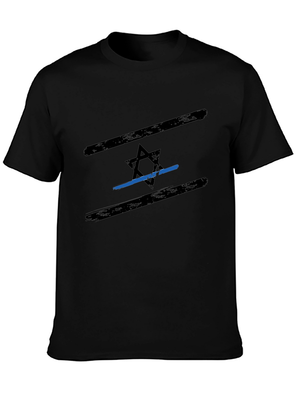Israel Flag Thin Blue Line T-Shirt