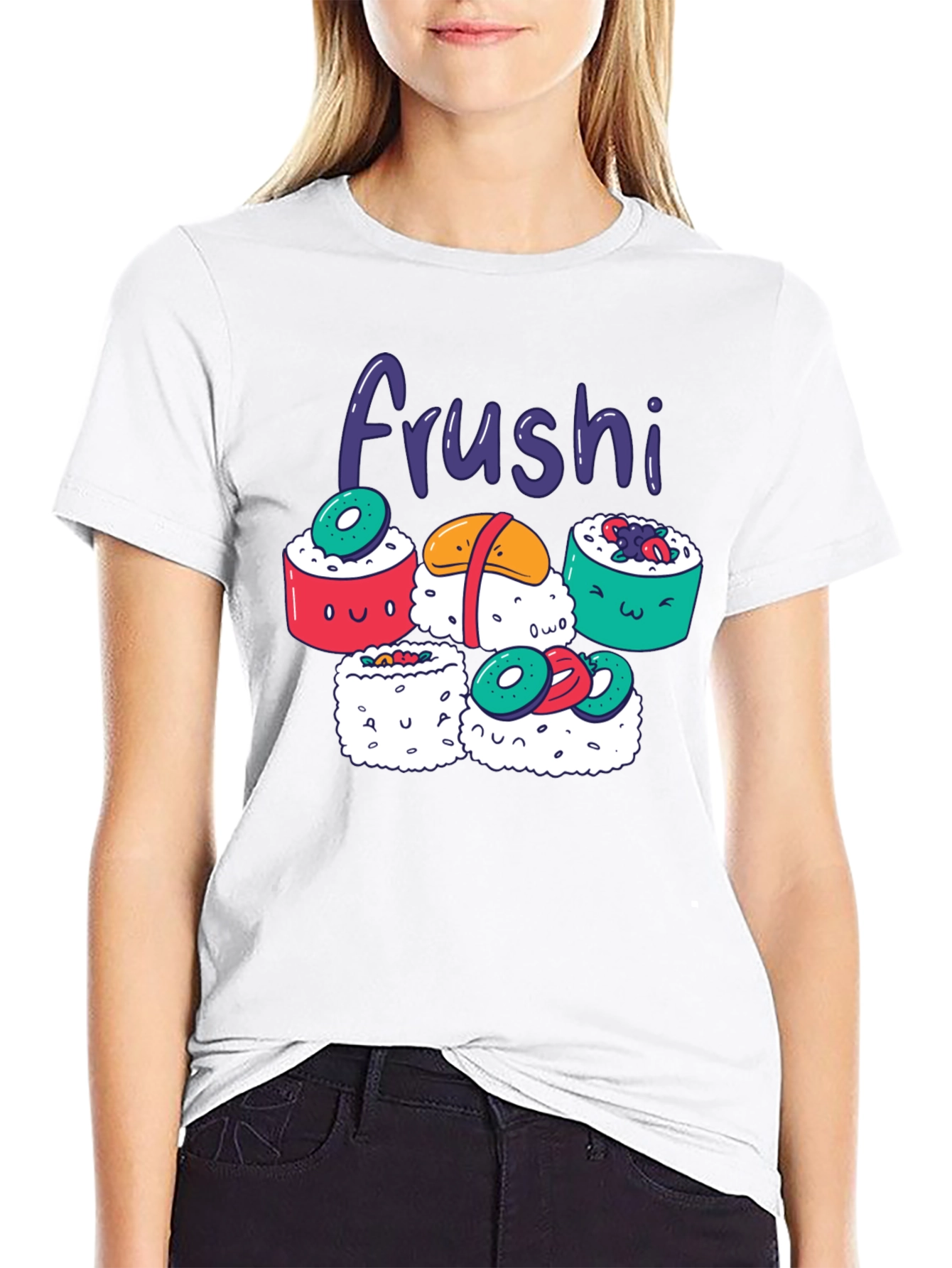 Frushi Sushi T-Shirt: Cute Foodie Tee