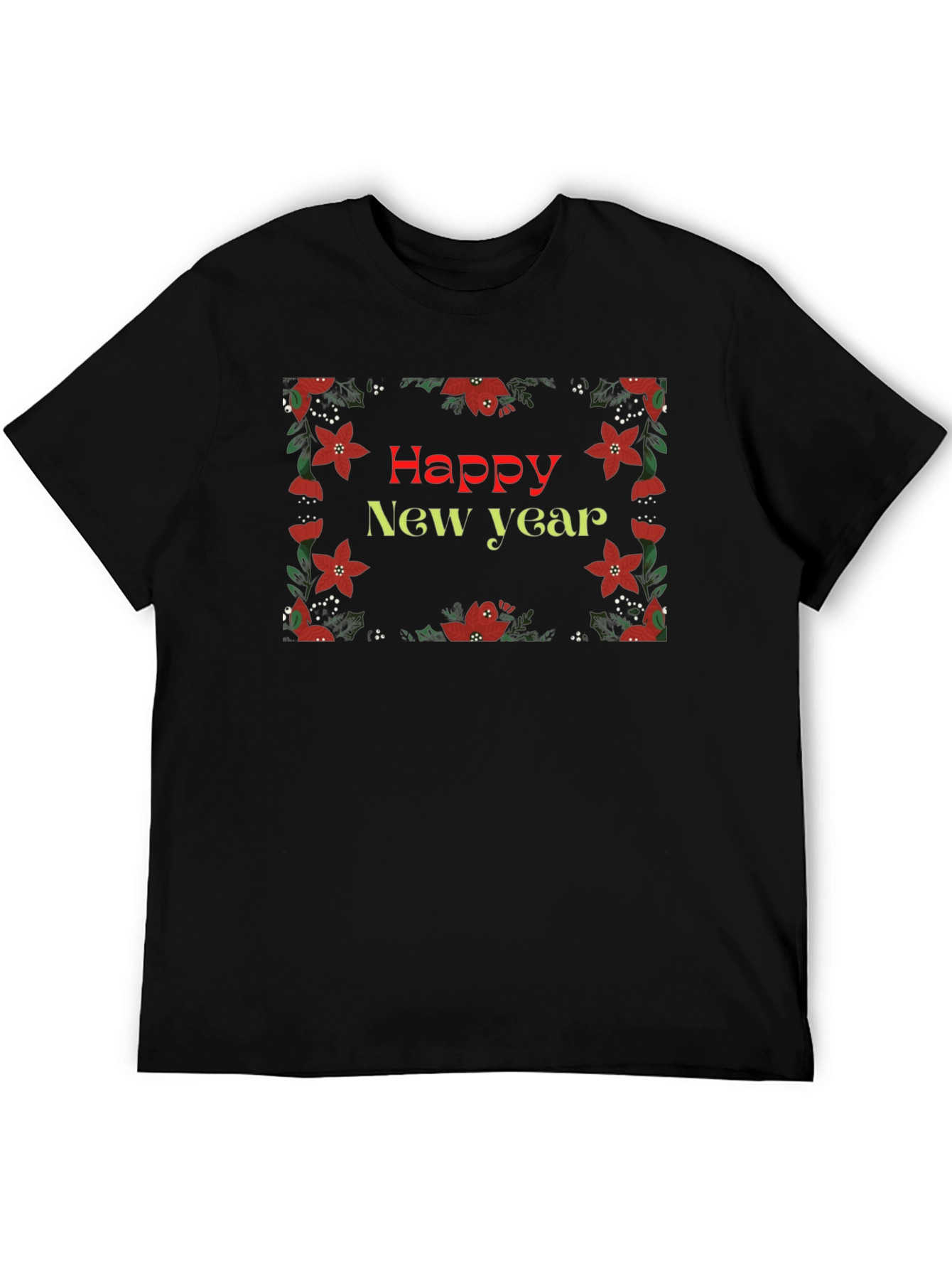 Festive Happy New Year Graphic Tee