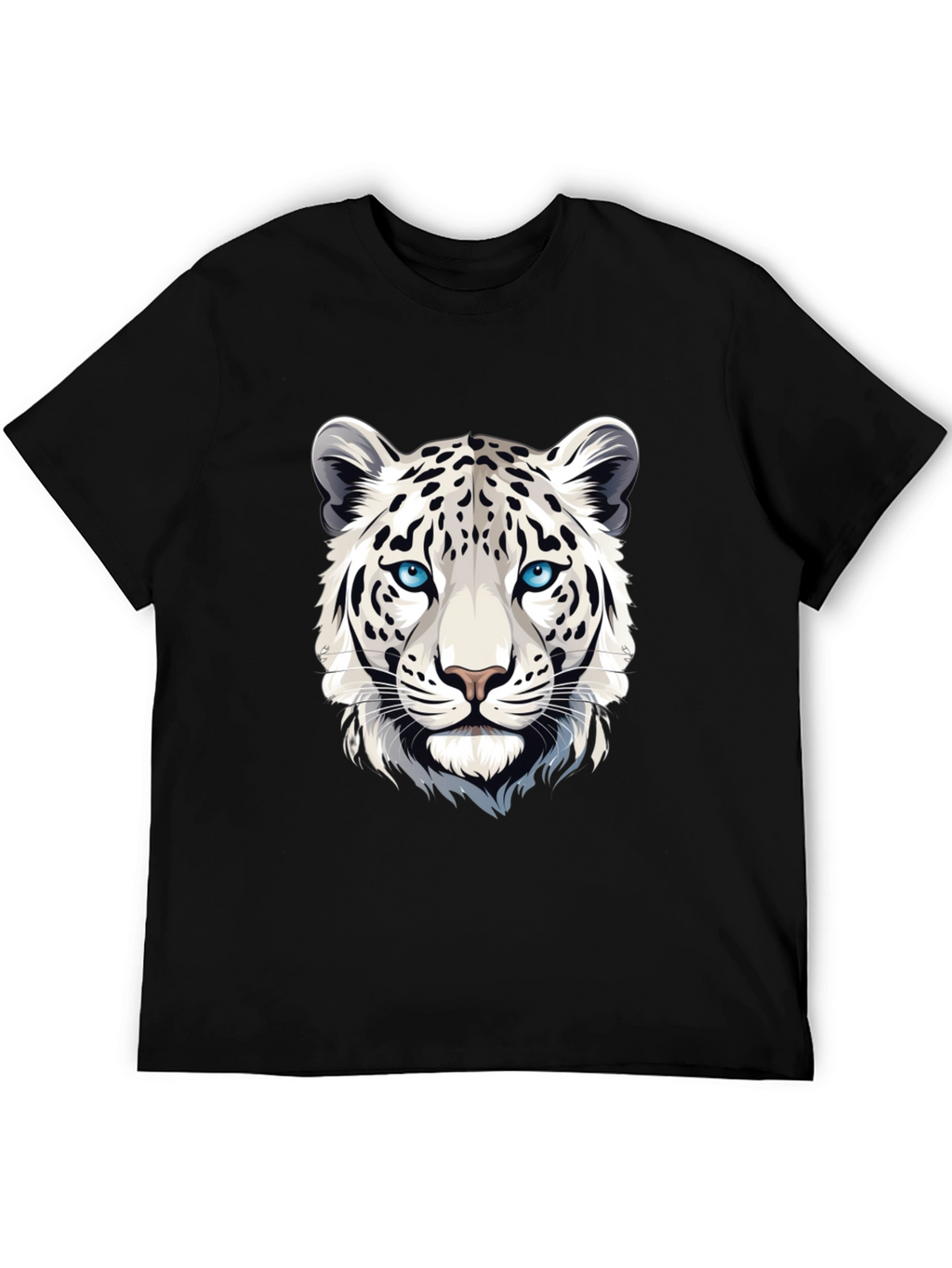 White Tiger Graphic Tee - Cool Animal Design