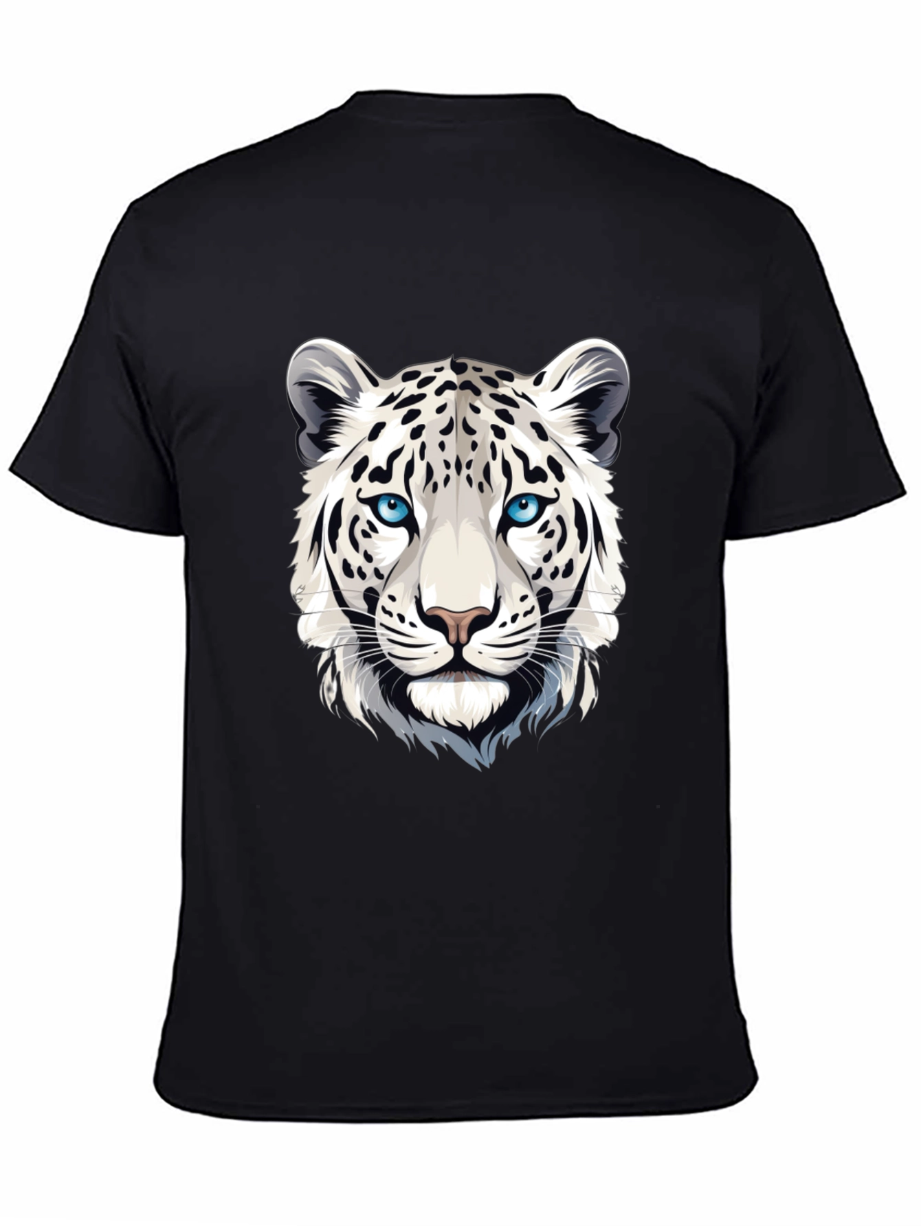 White Tiger Graphic Tee - Cool Animal Design