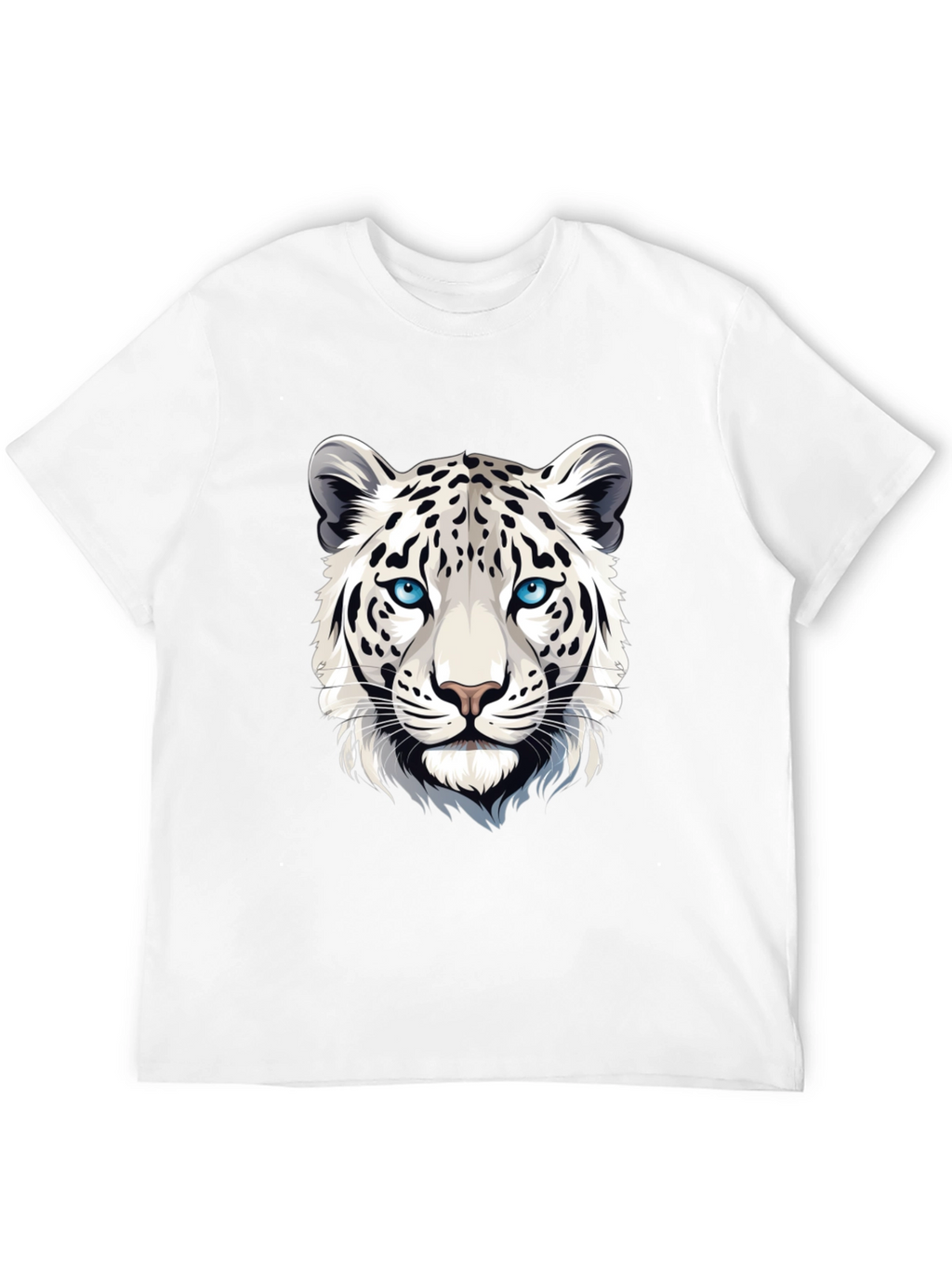 White Tiger Graphic Tee - Cool Animal Design