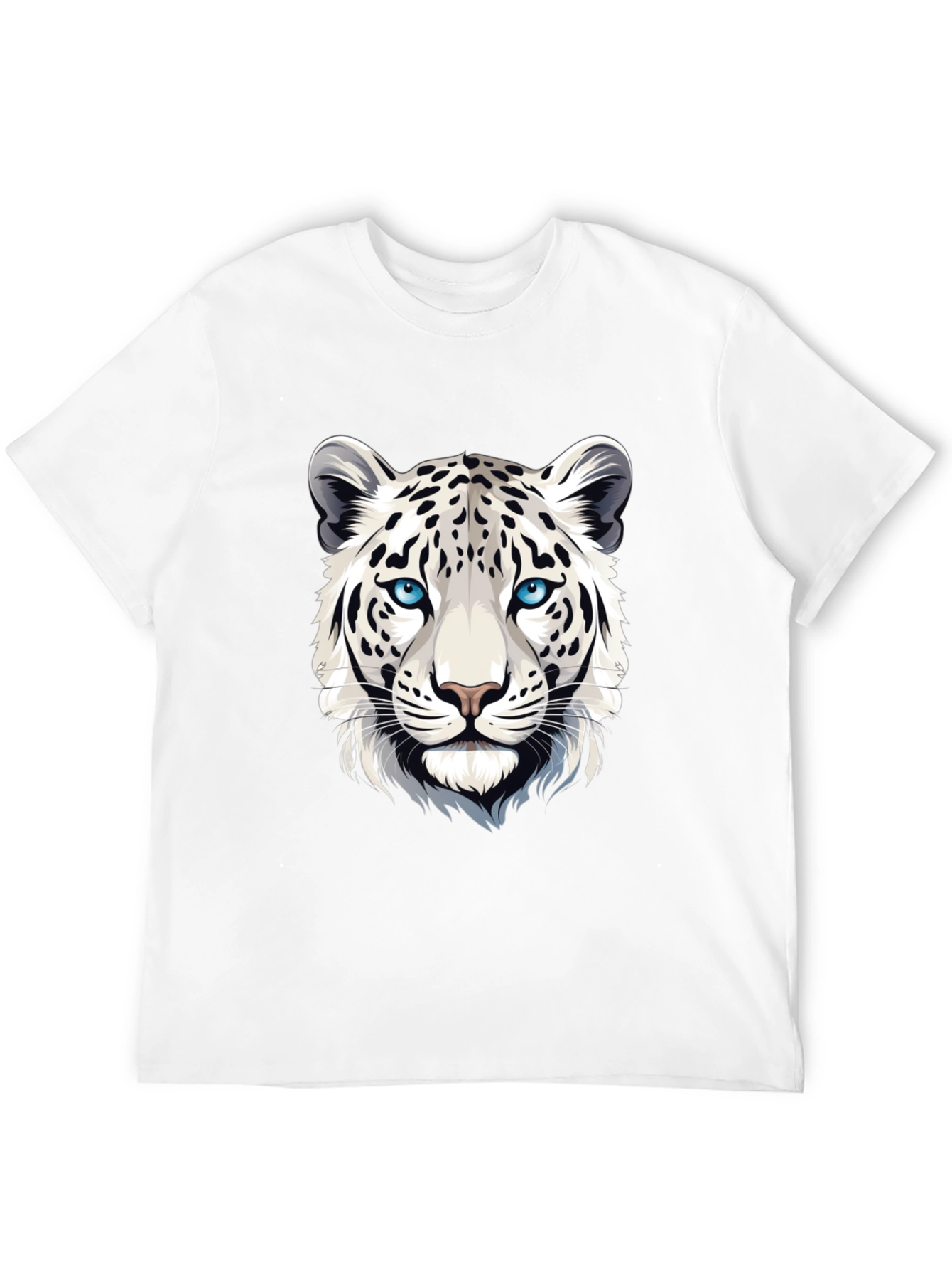 White Tiger Graphic Tee - Cool Animal Design