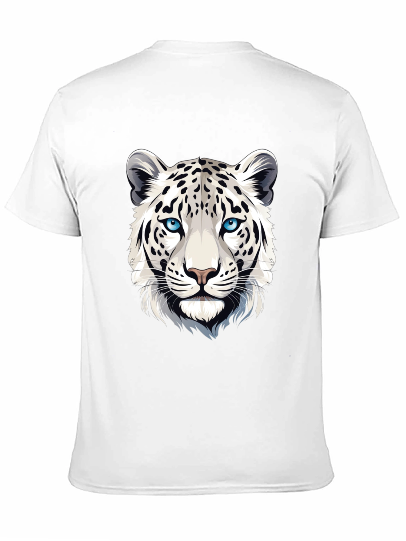 White Tiger Graphic Tee - Cool Animal Design