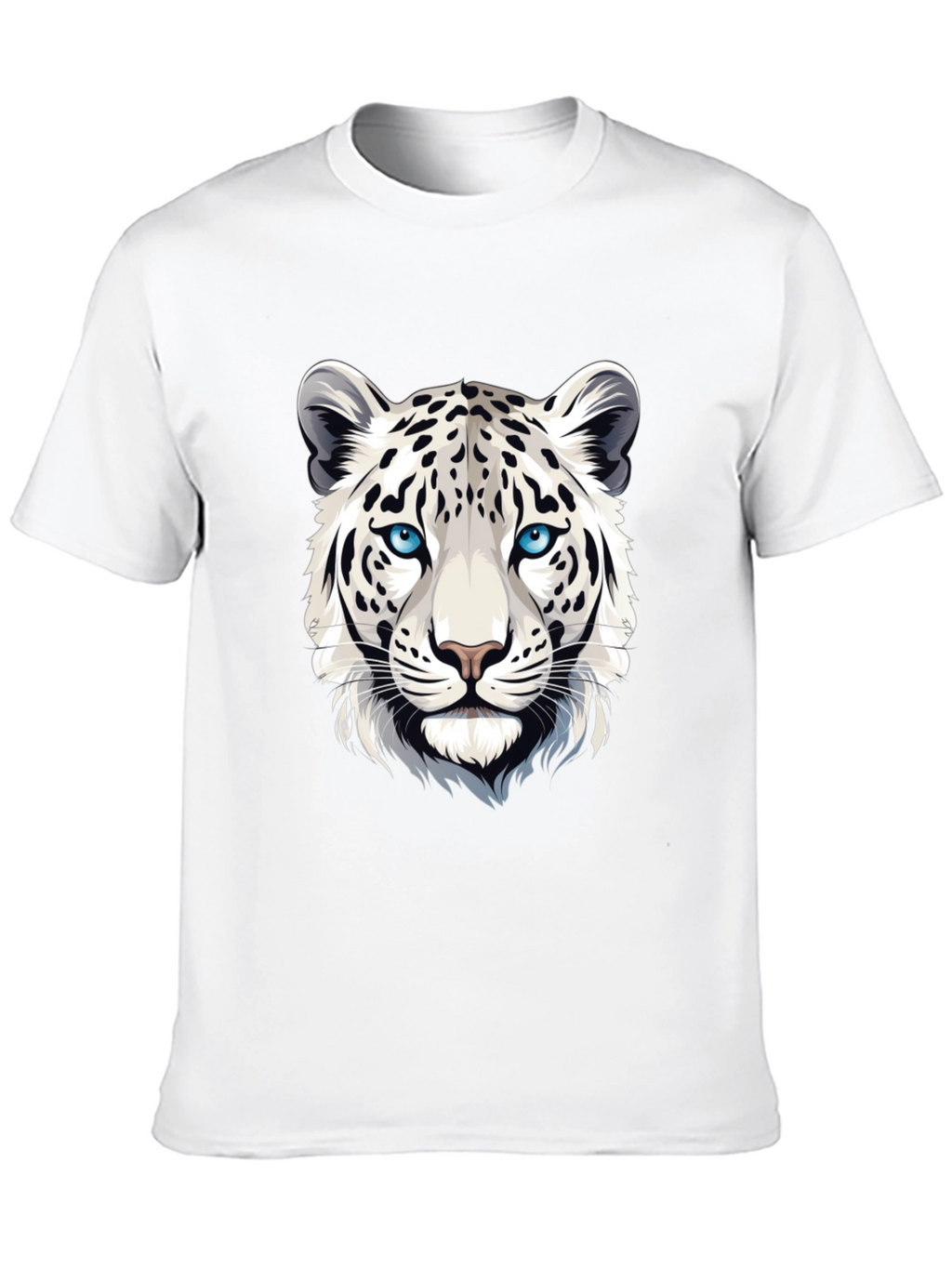 White Tiger Graphic Tee - Cool Animal Design