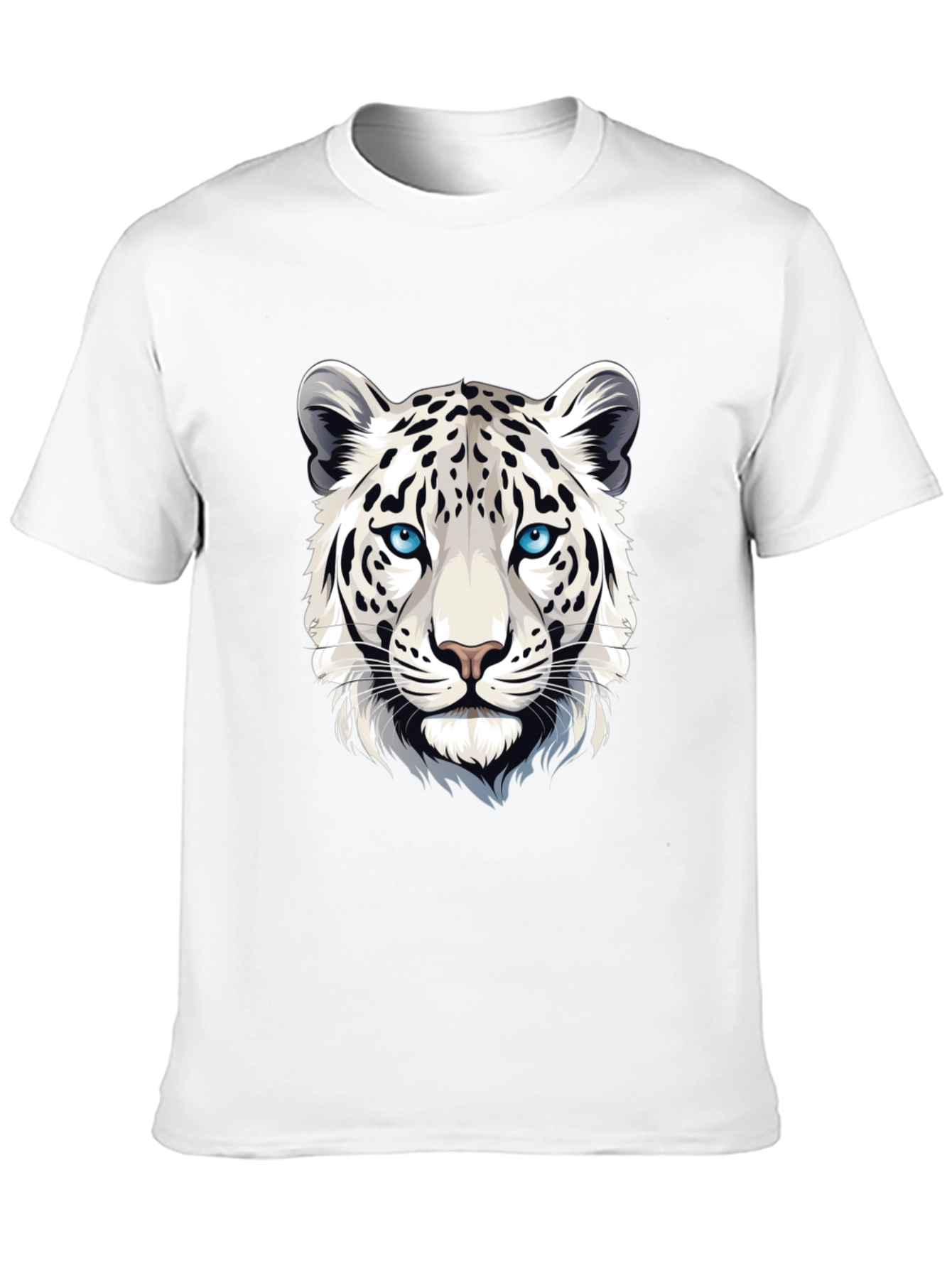 White Tiger Graphic Tee - Cool Animal Design