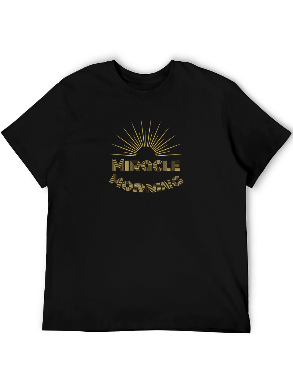 Miracle Morning Graphic Tee - Black