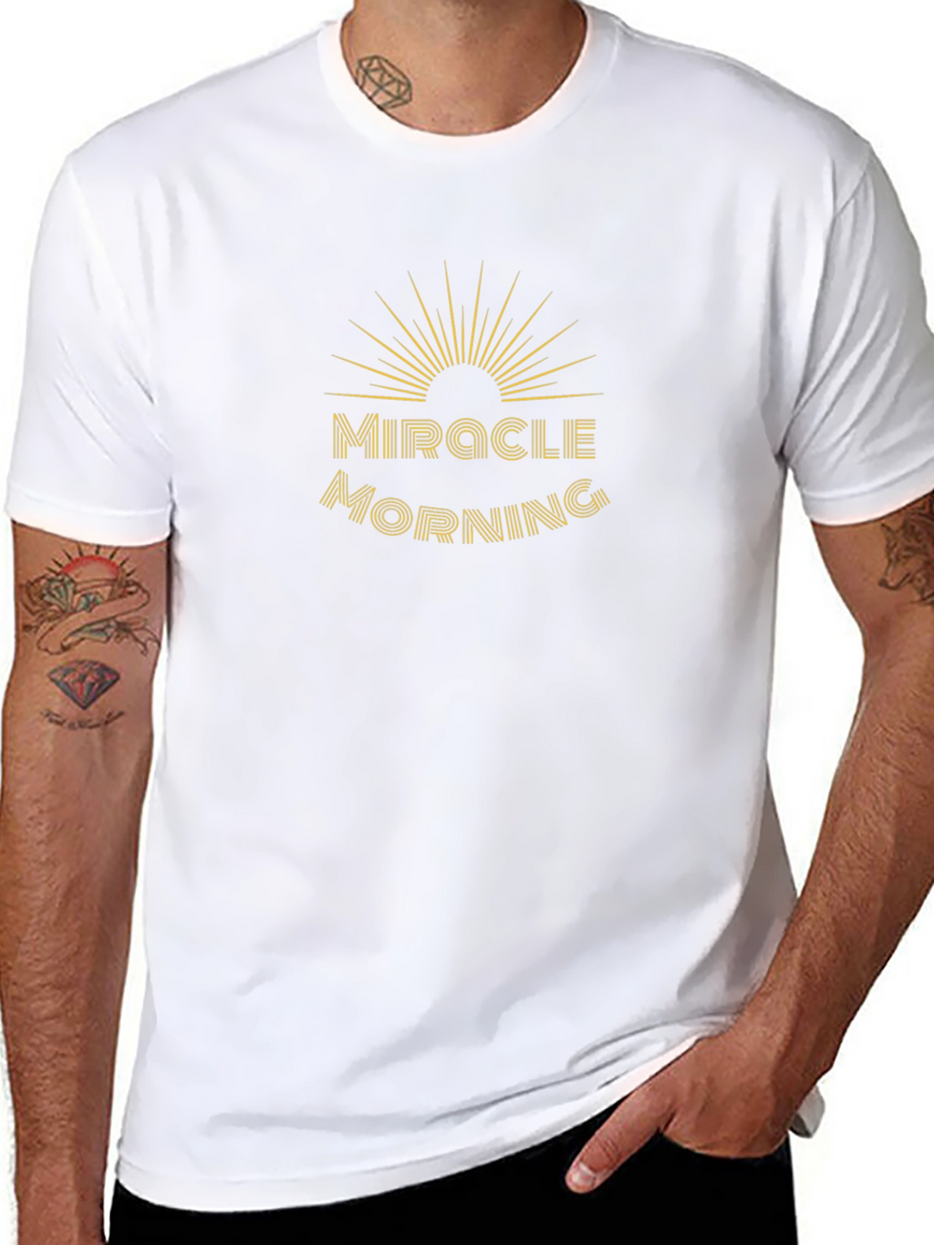 Miracle Morning Graphic Tee - Black