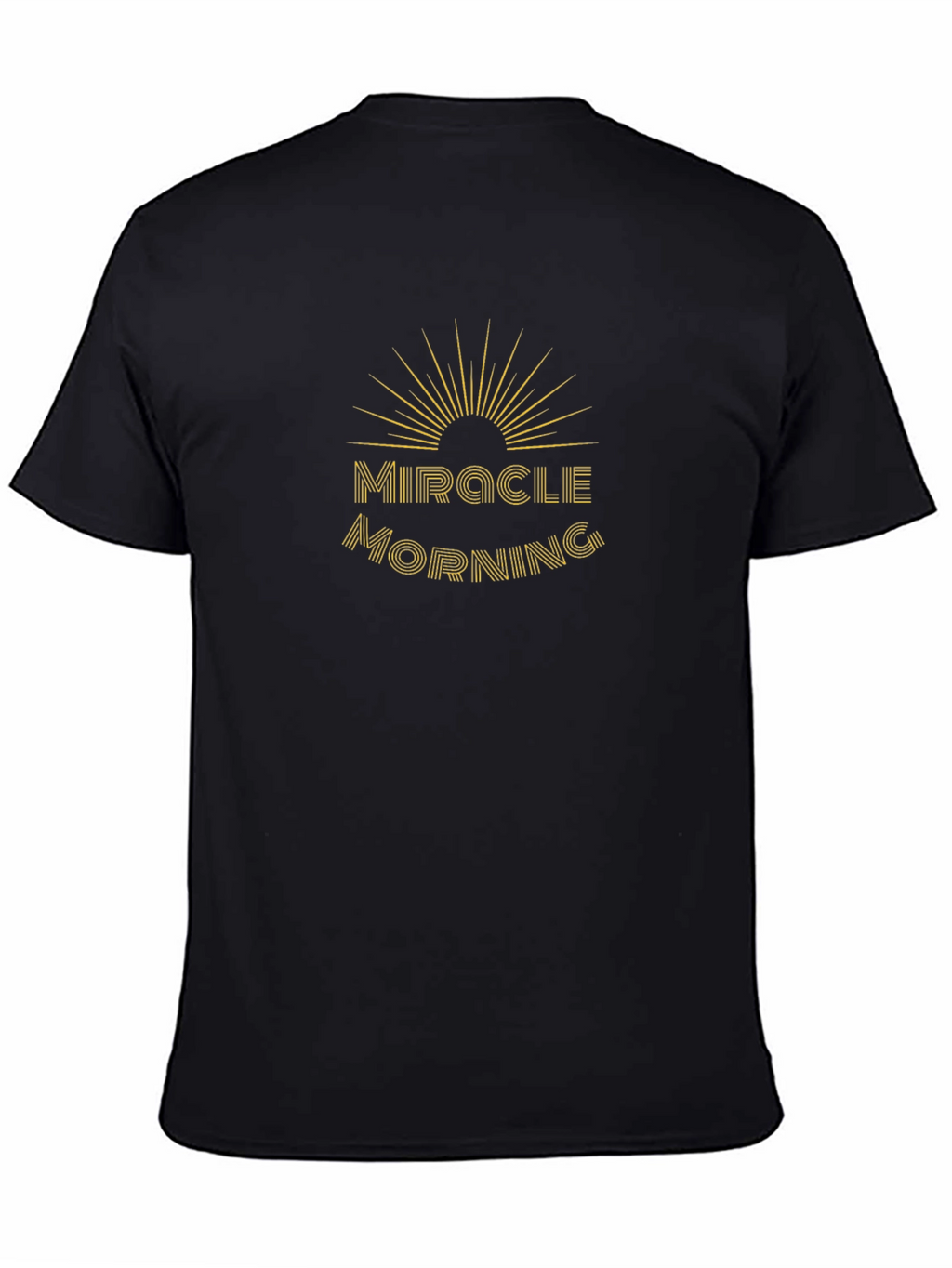 Miracle Morning Graphic Tee - Black
