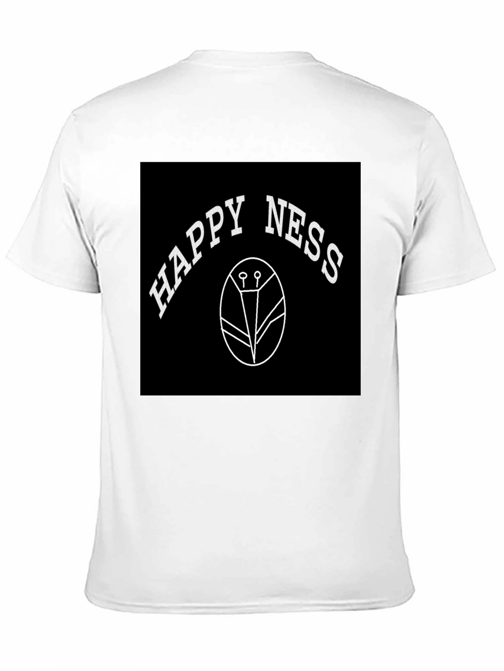 Happiness T-Shirt - Black Graphic Tee