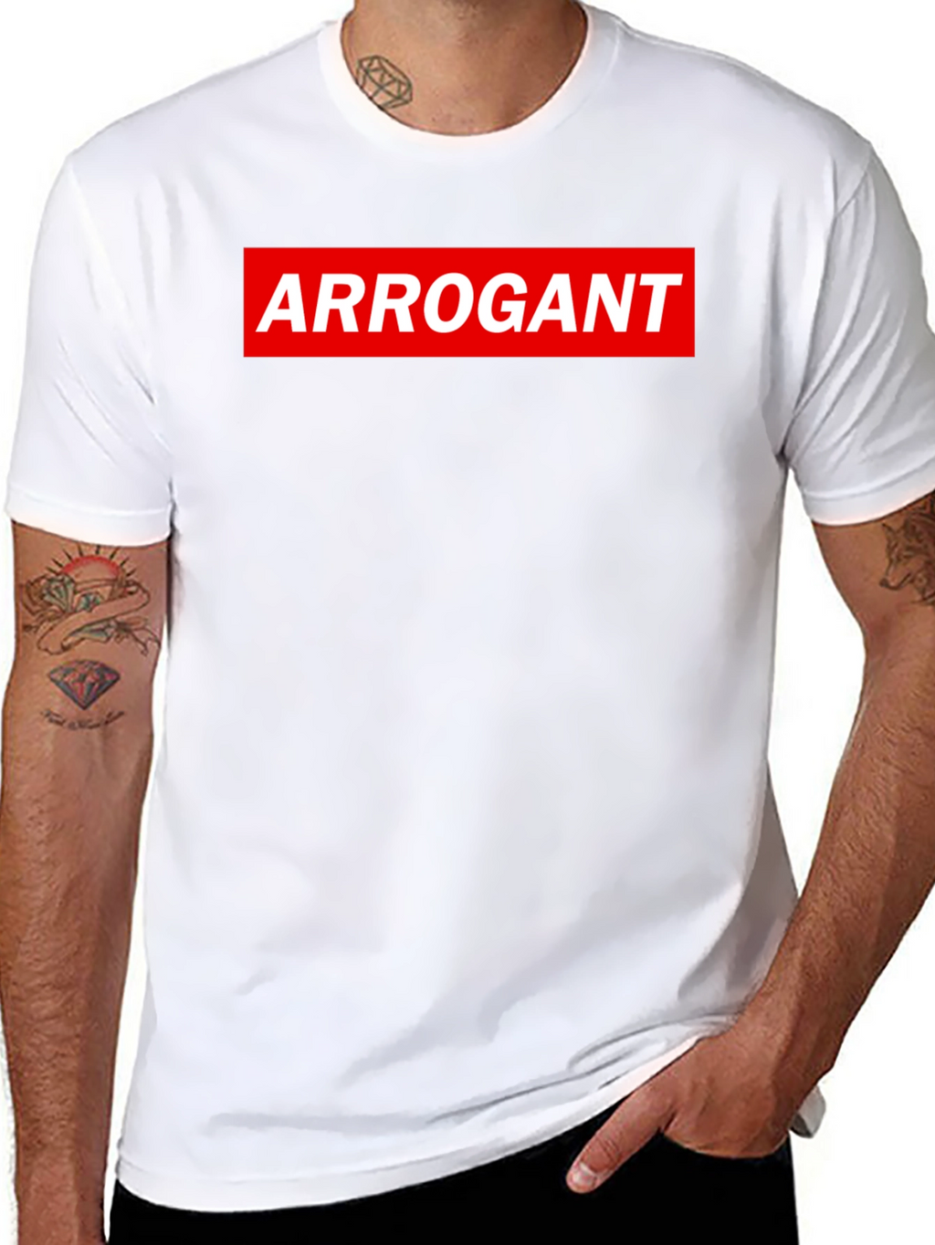 Arrogant Graphic Tee - Bold Streetwear