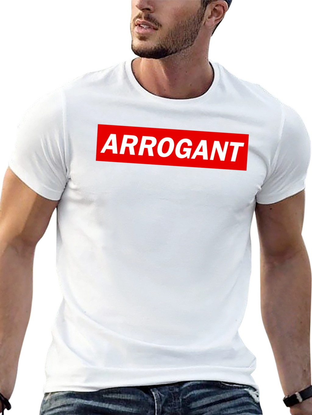 Arrogant Graphic Tee - Bold Streetwear