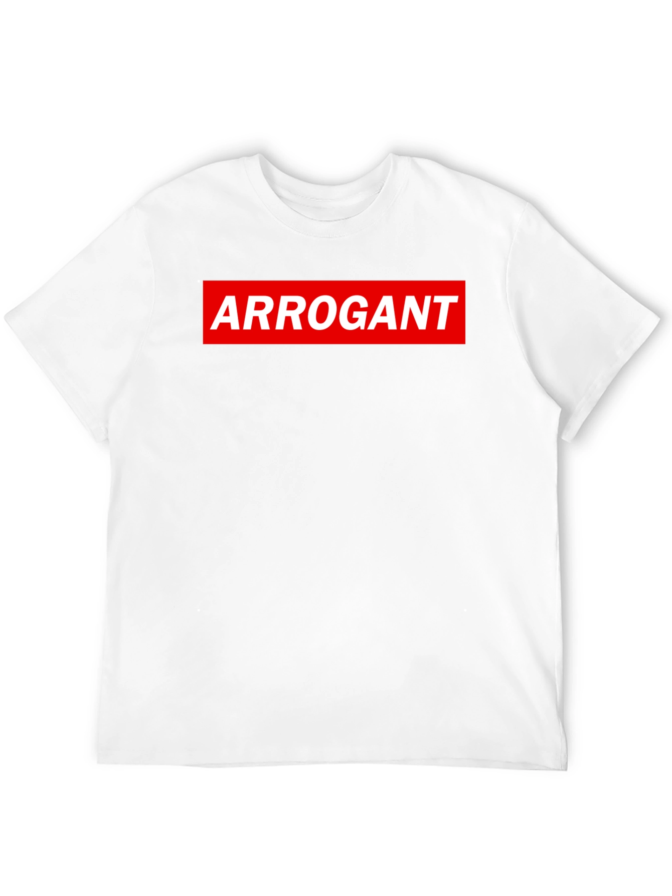 Arrogant Graphic Tee - Bold Streetwear