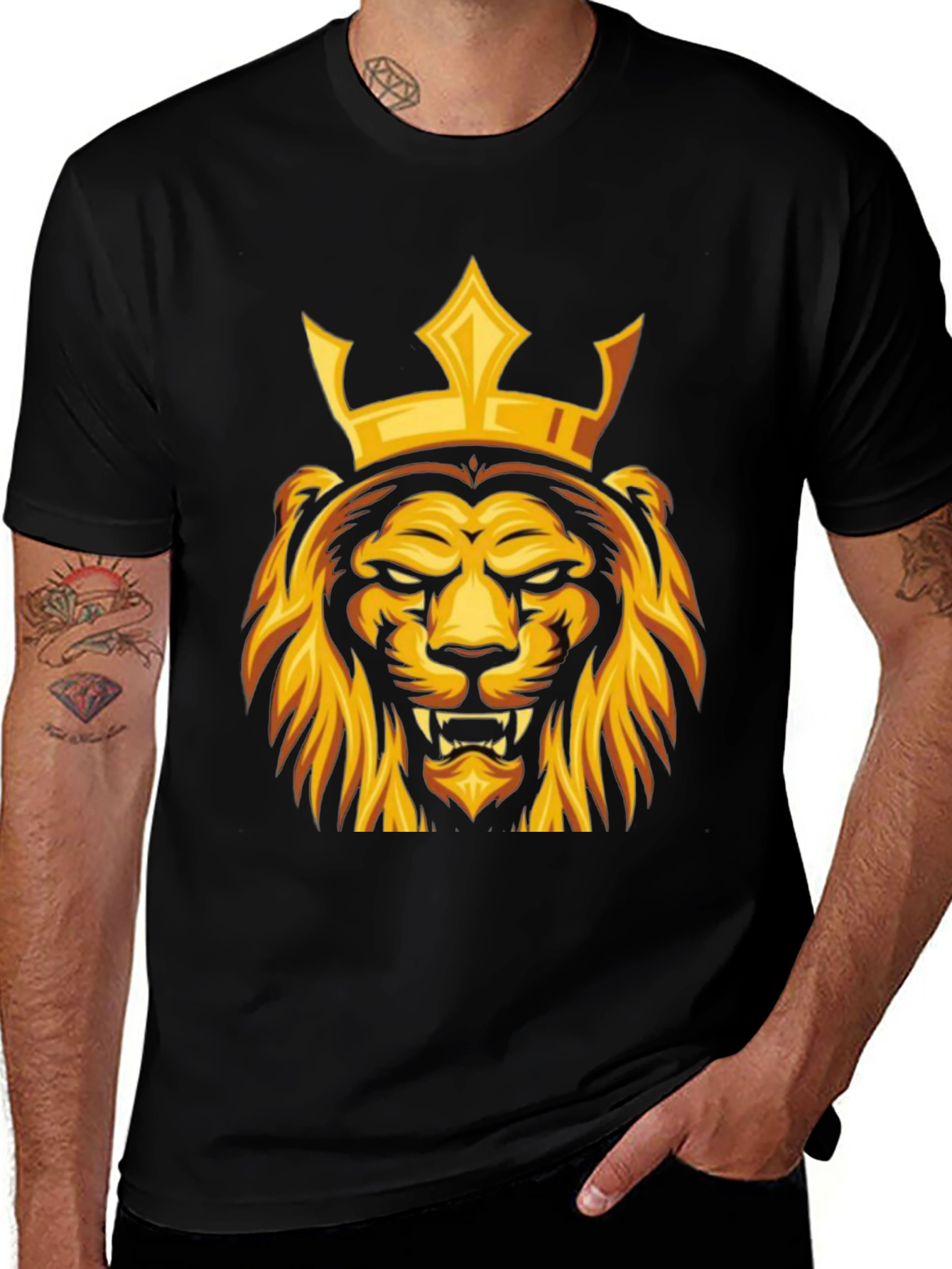 Lion King Graphic T-Shirt - Fierce Style