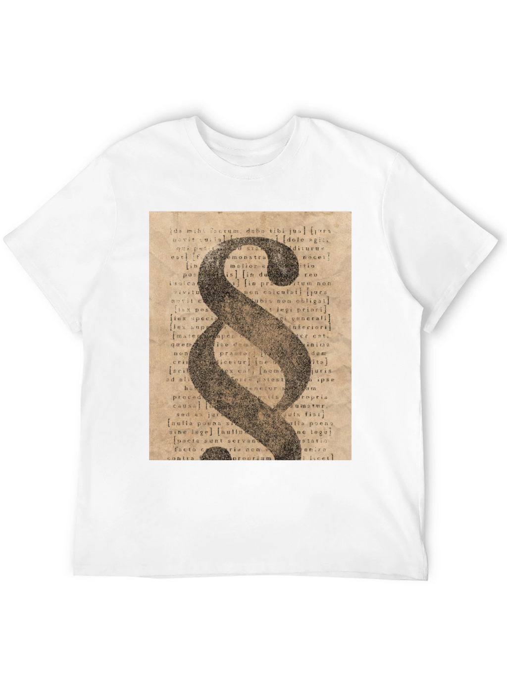 Paragraph Symbol T-Shirt - Law & Legal Print