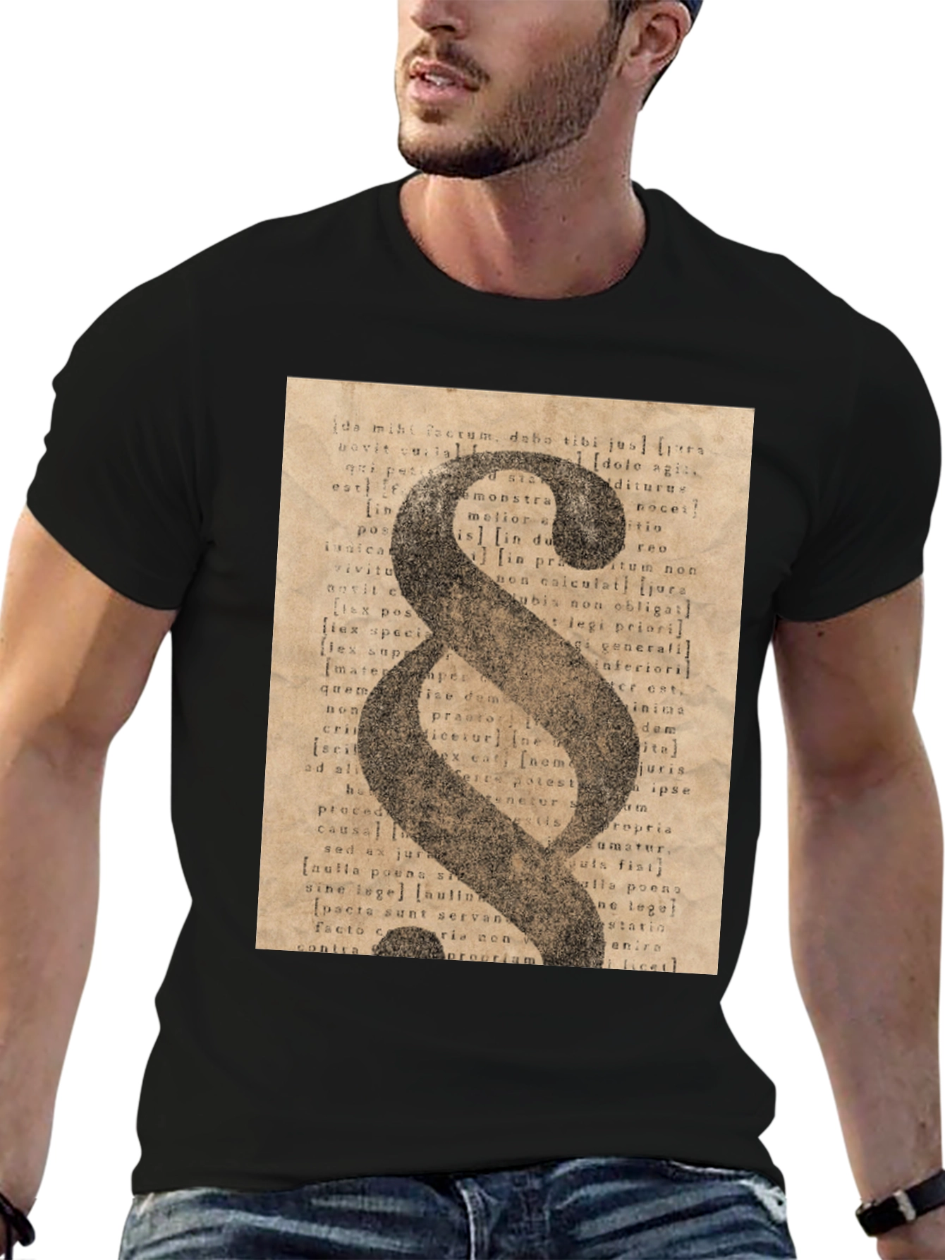Paragraph Symbol T-Shirt - Law & Legal Print