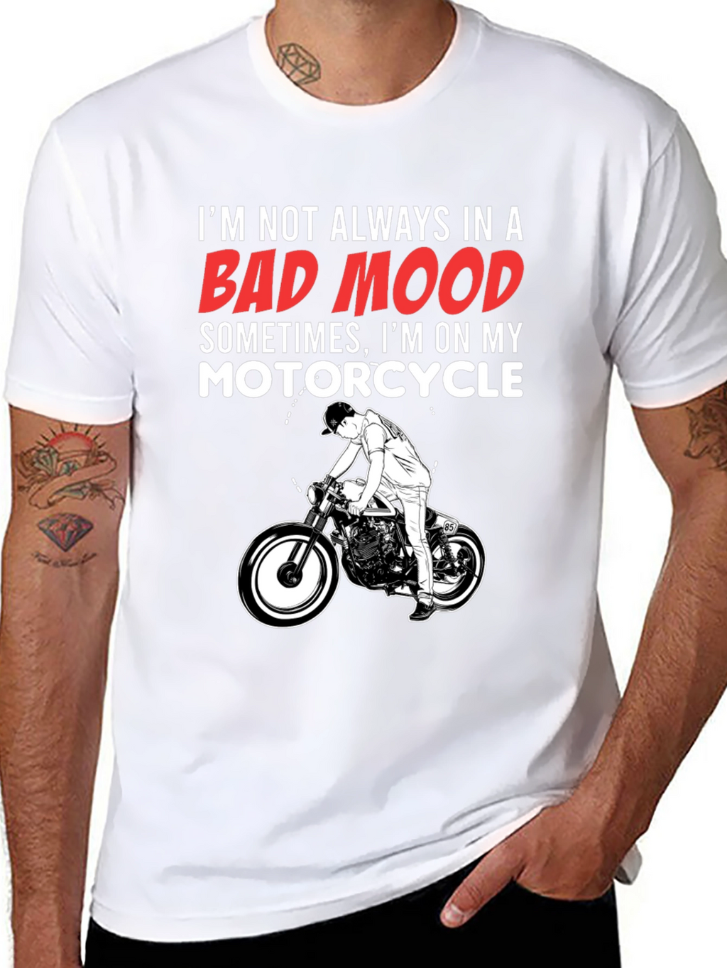 Bad Mood Motorcycle T-Shirt