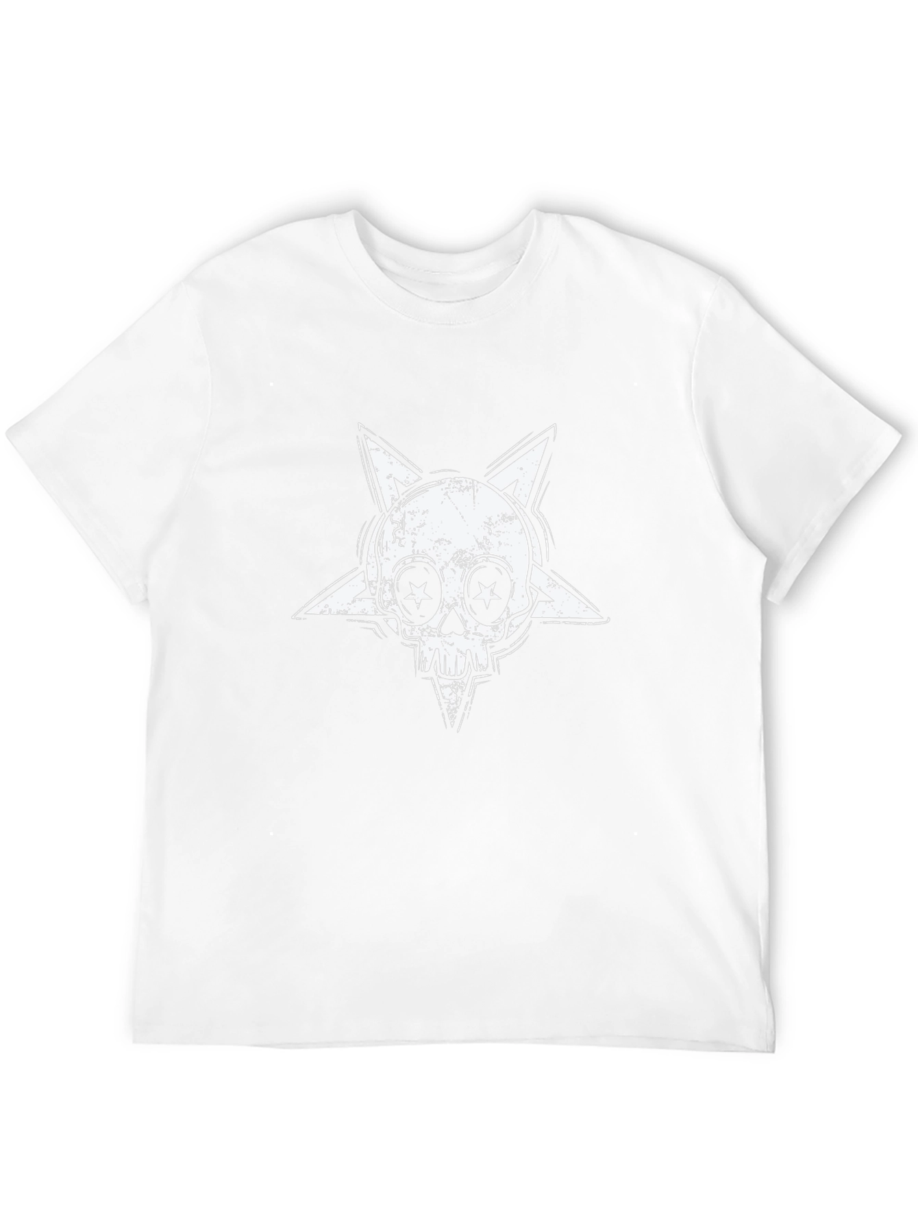 Skull Star Graphic Tee - Rock Style Cotton T-Shirt