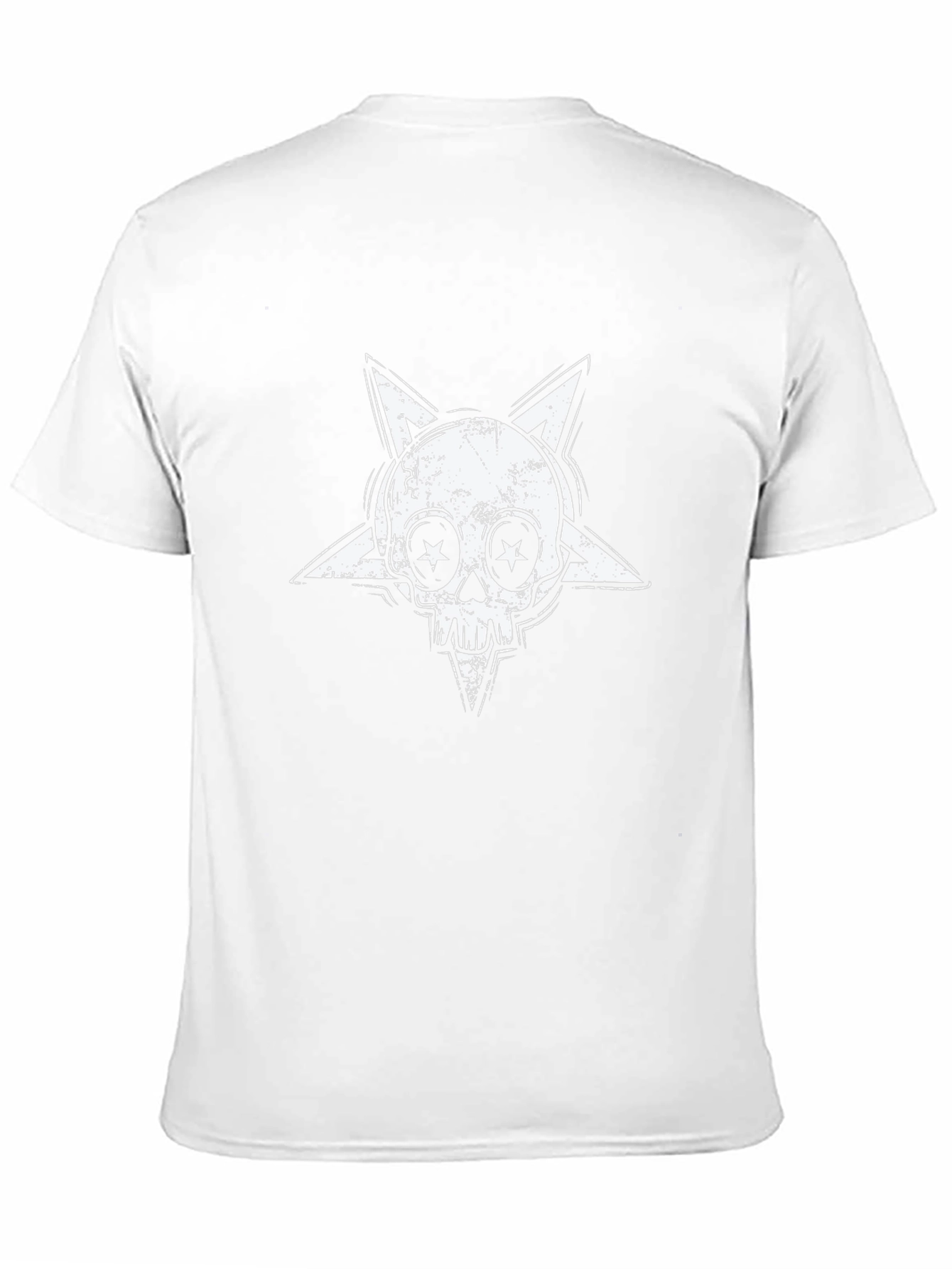 Skull Star Graphic Tee - Rock Style Cotton T-Shirt