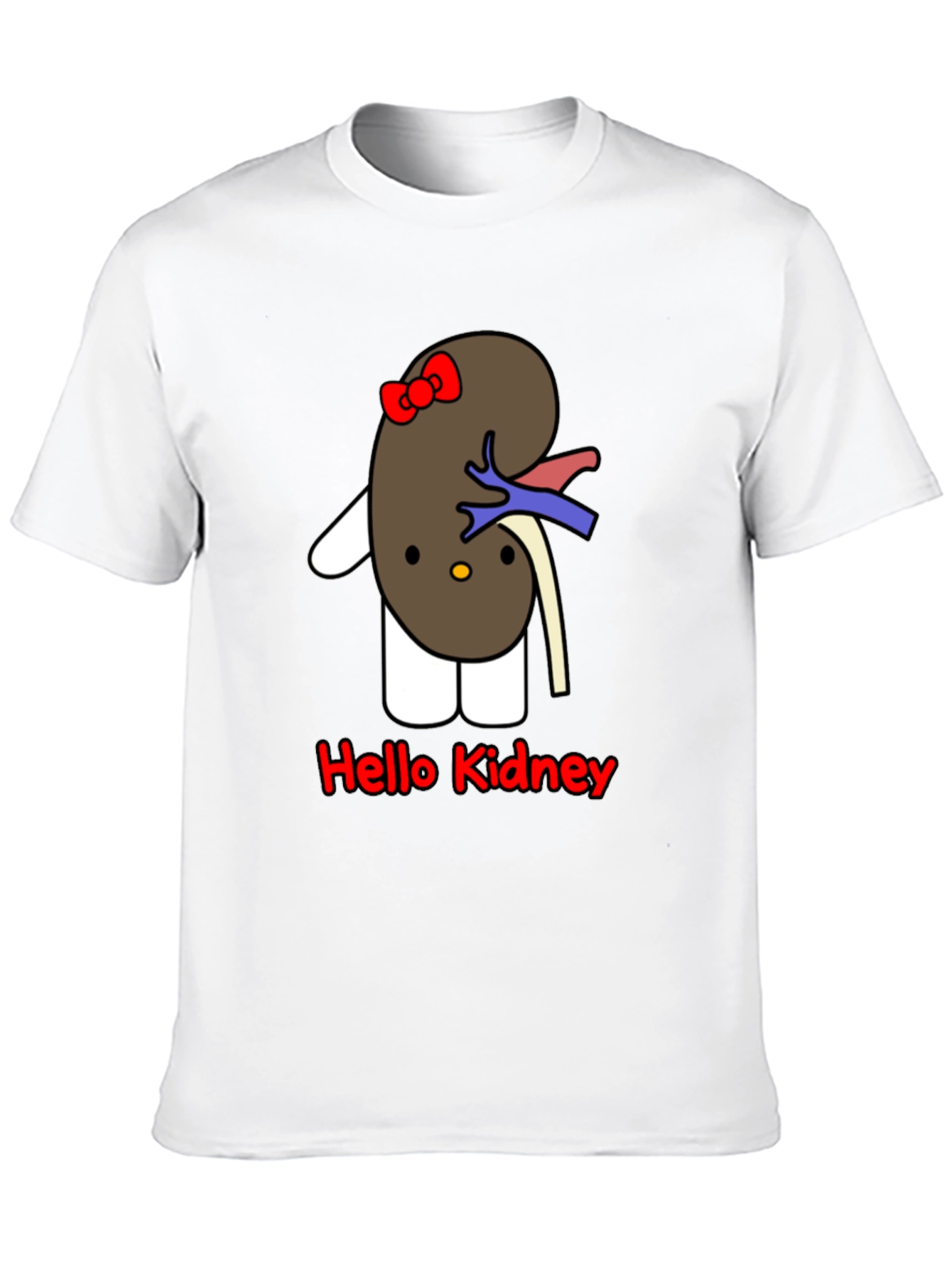 Hello Kidney T-Shirt - Unique Cartoon Design