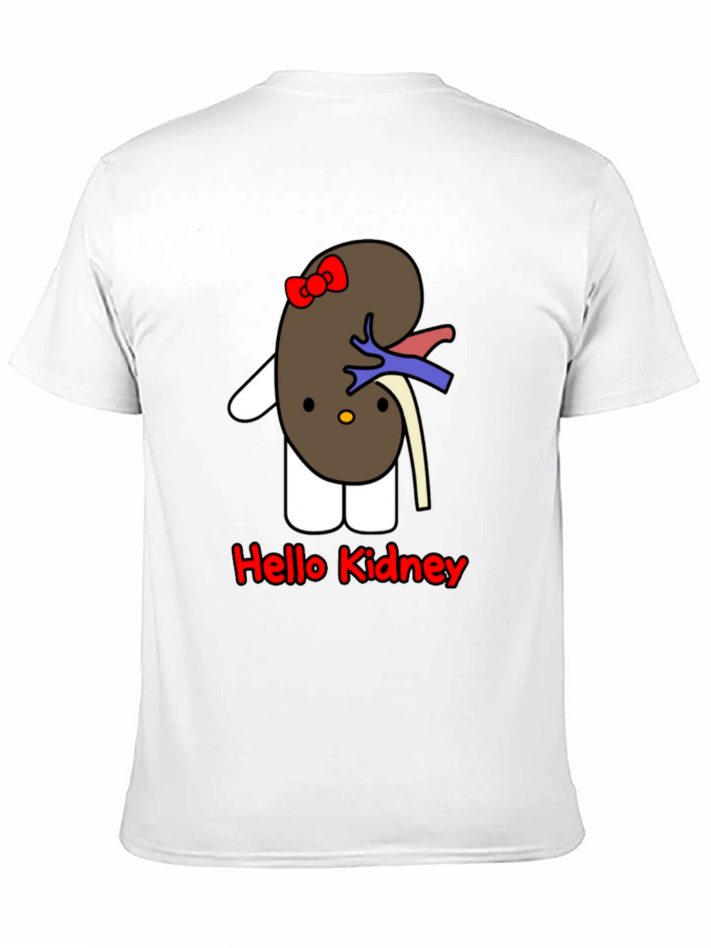 Hello Kidney T-Shirt - Unique Cartoon Design
