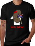 Hello Kidney T-Shirt - Unique Cartoon Design